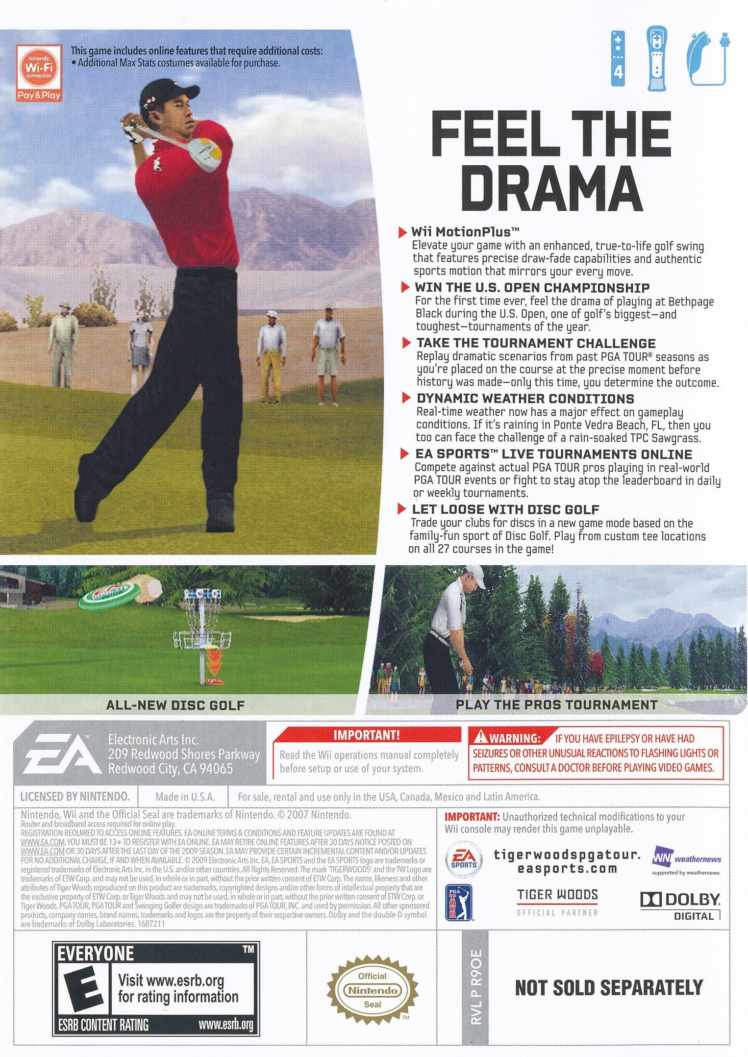 Tiger Woods PGA Tour 10 - Authentic Golf Video Game for PlayStation & Xbox - Realistic Golf Simulation with PGA Tour Pros - Perfect for Home Entertainment & Sports Gaming Enthusiasts