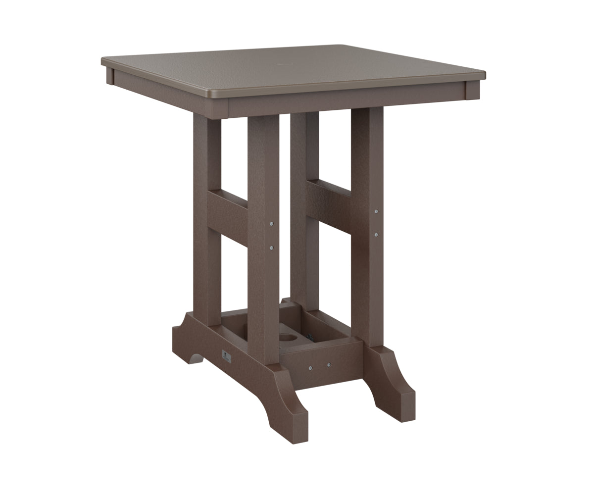 Berlin Gardens Garden Classic 28 Inch Square Outdoor Dining Table - Perfect for Patio, Deck, and Backyard Entertaining