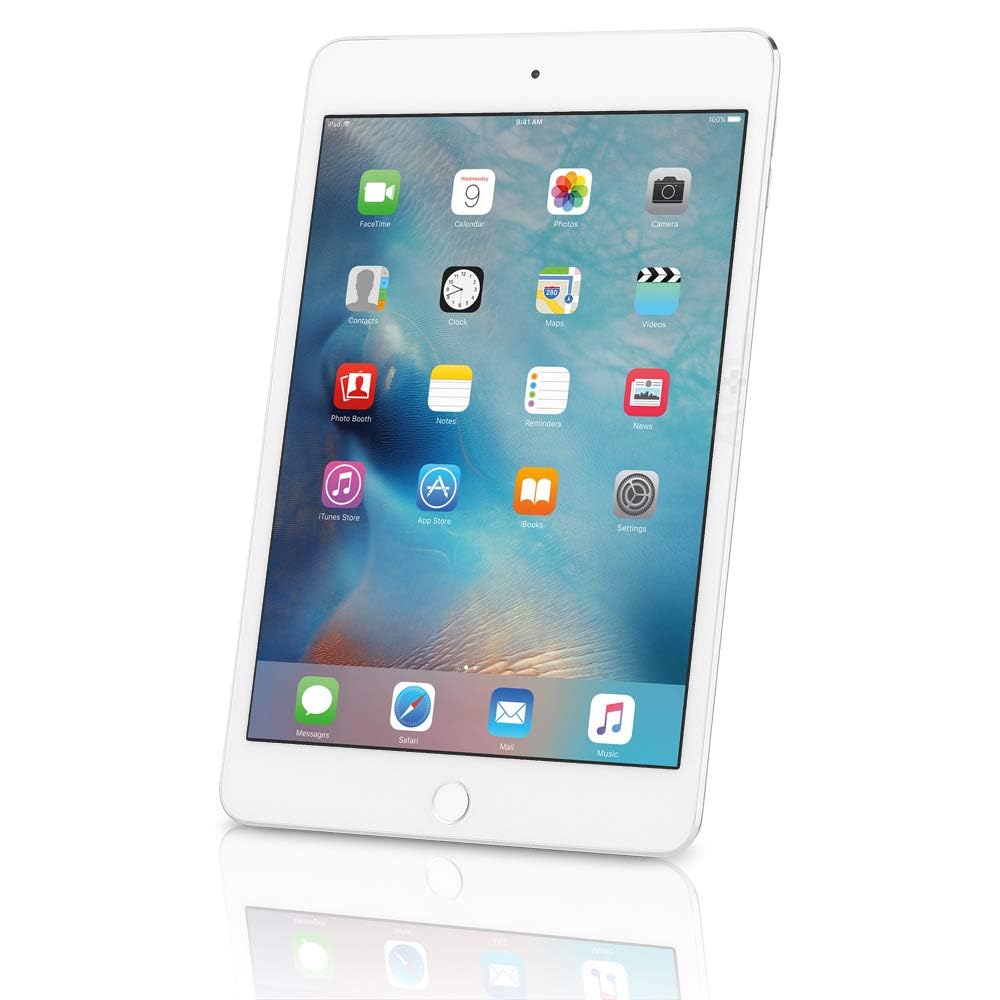 Refurbished Apple iPad Mini 4 16GB Silver WiFi - Portable Tablet for Work, Travel & Entertainment | Renewed Premium Quality