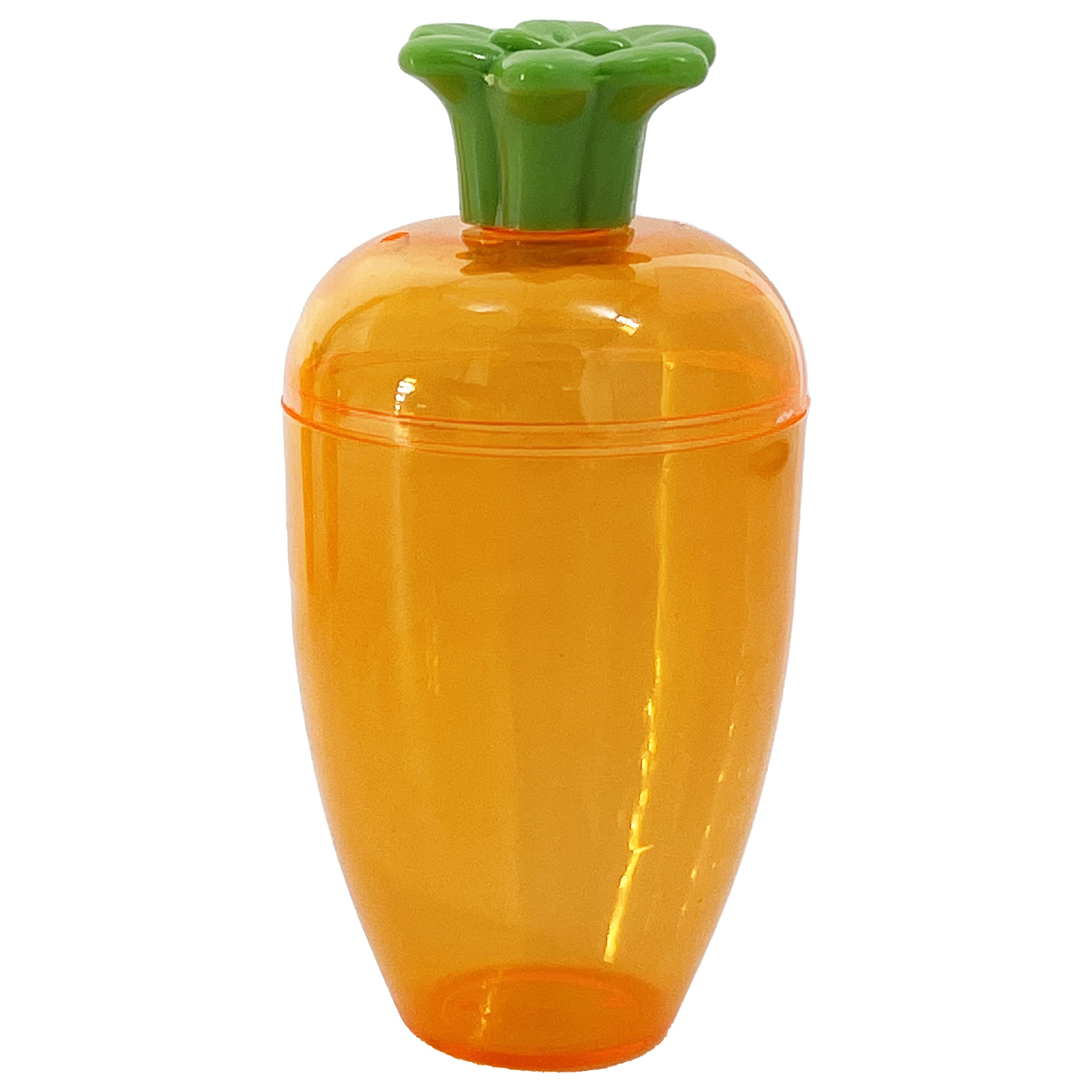 Fillable Easter Carrot Containers - 6-Pack Bright Orange Plastic Carrots for Easter Egg Hunts, Party Favors & Spring Decorations (5.5 Inch) - Perfect for Candy, Small Toys & Holiday Gift Giving