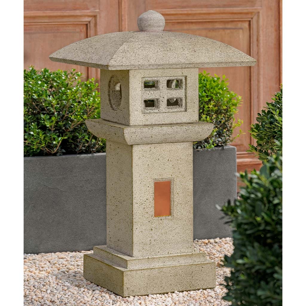 Campania International Ana Ly Outdoor Lantern - Elegant Wrought Iron Garden Light for Patio, Yard, and Pathway Decor | Perfect for Evening Ambiance and Special Occasions