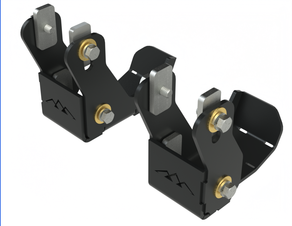 24 LC250 Rear Shock Mount Skids - Heavy Duty Off-Road Protection for Toyota Land Cruiser 250 - Perfect for Rock Crawling & Overlanding Adventures
