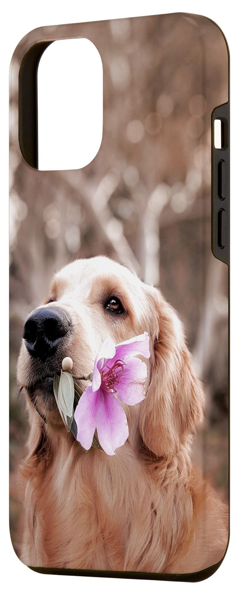 iPhone 12 Pro Max Case - Cute Golden Retriever Design - Perfect Gift for Dog Lovers & Pet Owners - Durable Protective Phone Cover for Work, Travel & Daily Use
