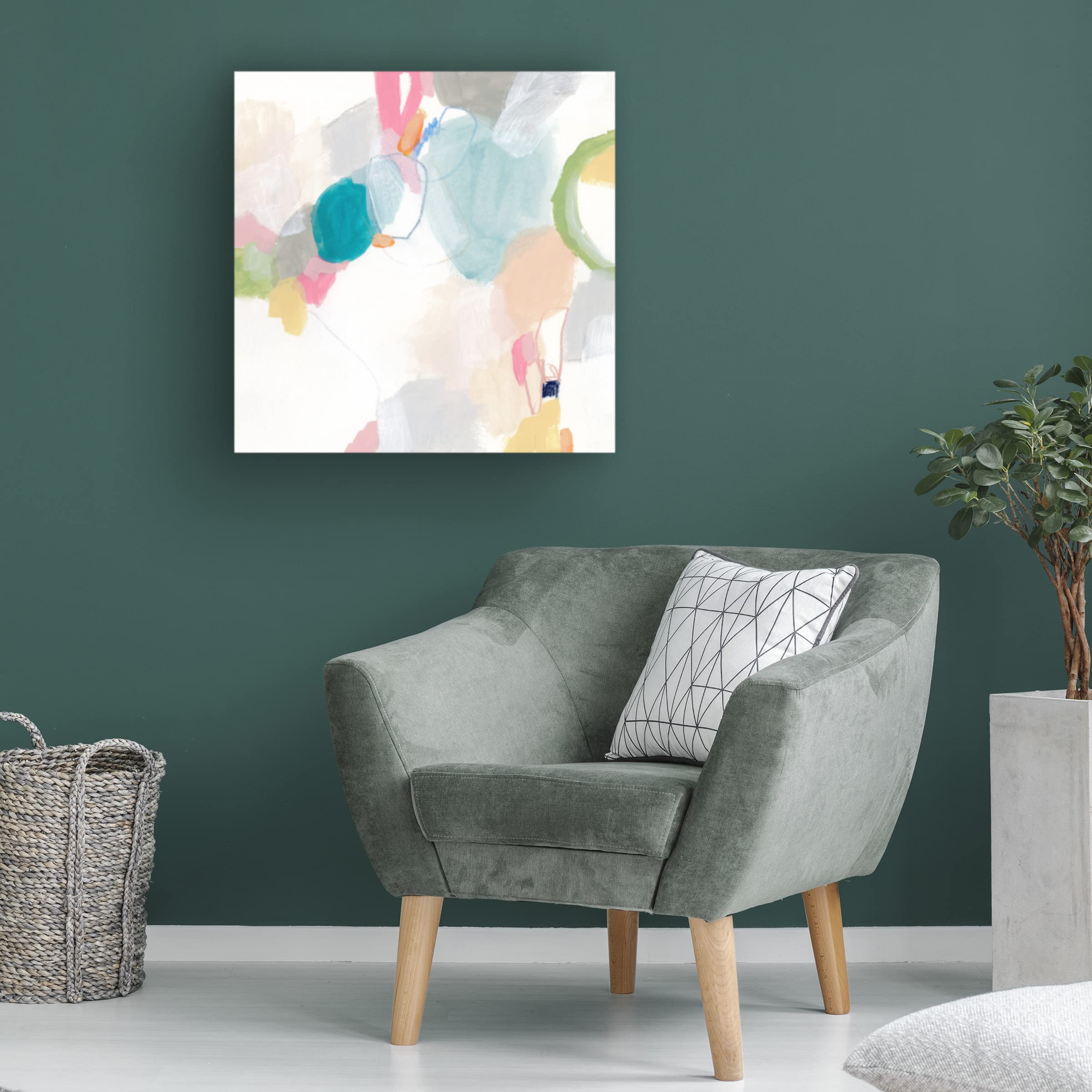 Trademark Fine Art 'Candy Jacket IV' Canvas Wall Art Print by June Erica Vess - Vibrant Pop Art Decor for Living Room, Bedroom & Office