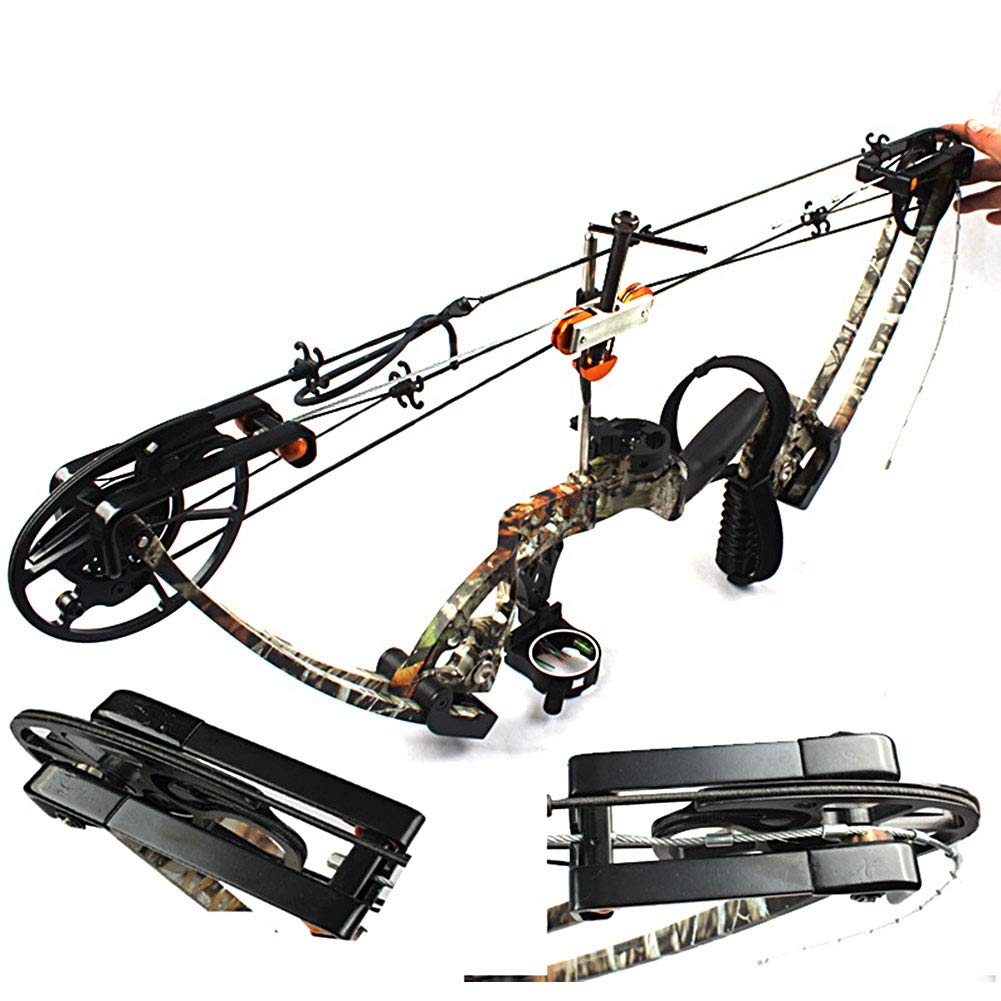Jadeshay Compound Bow Press - Stainless Steel Portable Bow Press Tool for Hunting & Archery with Quad Bracket Set | Adjustable Cable for Bowstring Maintenance | Perfect for Outdoor Target Practice & Bow Tuning