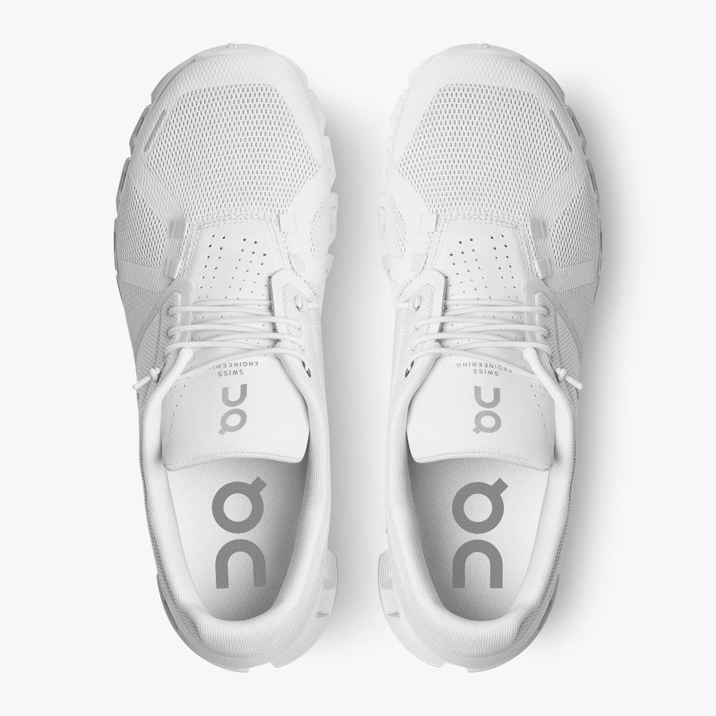 On Running Men's Cloud 5 Running Shoes - All White | Lightweight & Breathable for Road Running, Jogging & Gym Workouts