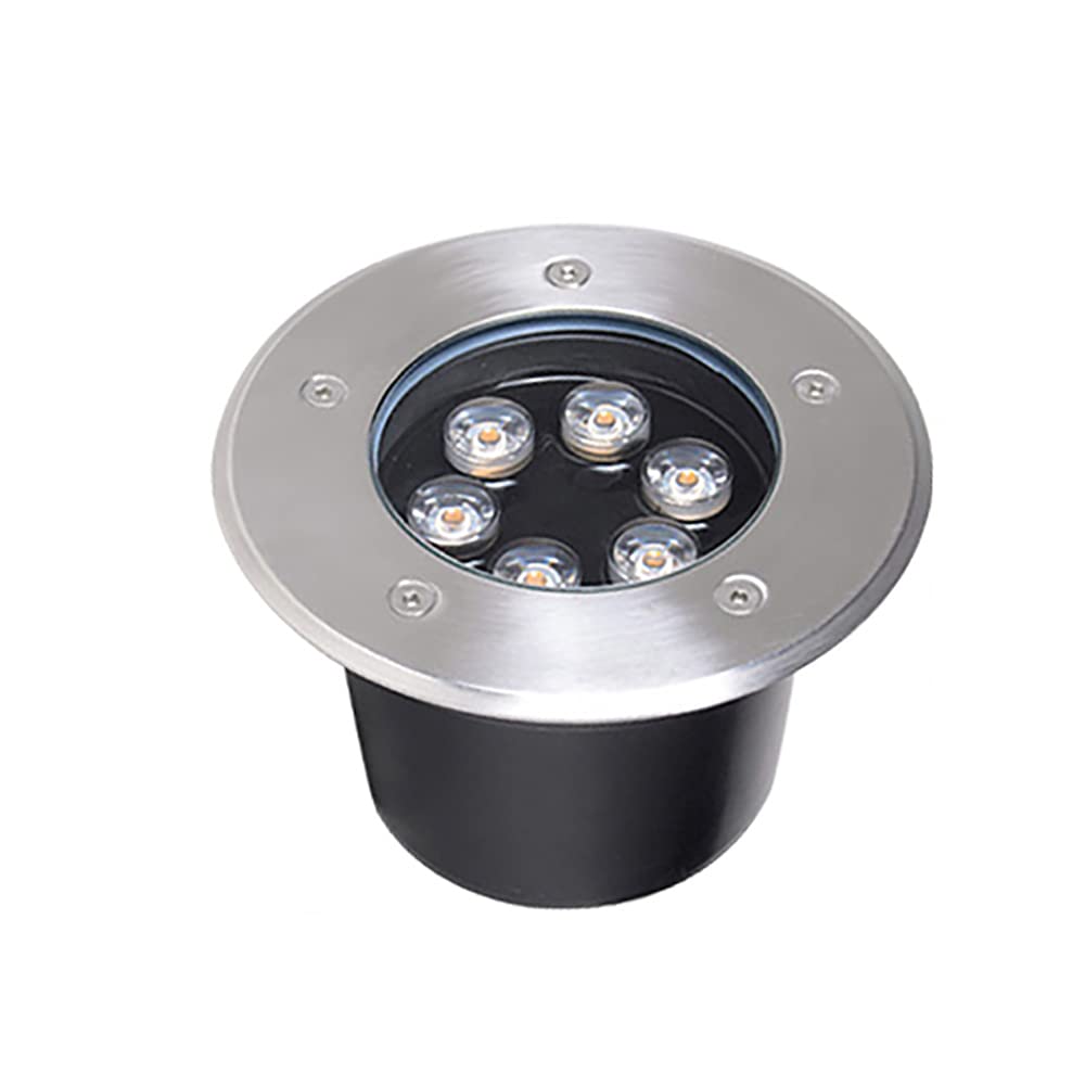 KMYX LED Floor Lights - Waterproof IP65 Aluminum Outdoor Ground Lights for Lawn, Yard, Stairs, Decking, Fountain & Pathway - Perfect for Walkway, Garden, Patio & Landscape Lighting