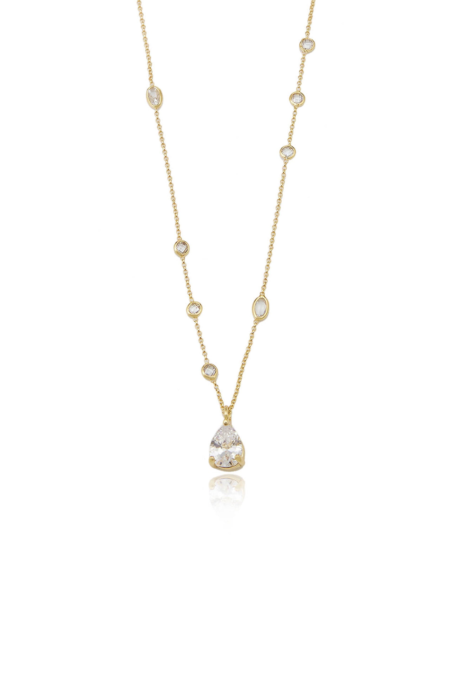 Exquisite Crystal Pendant Necklace for Women - Elegant Jewelry Gift for Birthday, Anniversary & Valentine's Day - Perfect for Party, Wedding & Special Occasions
