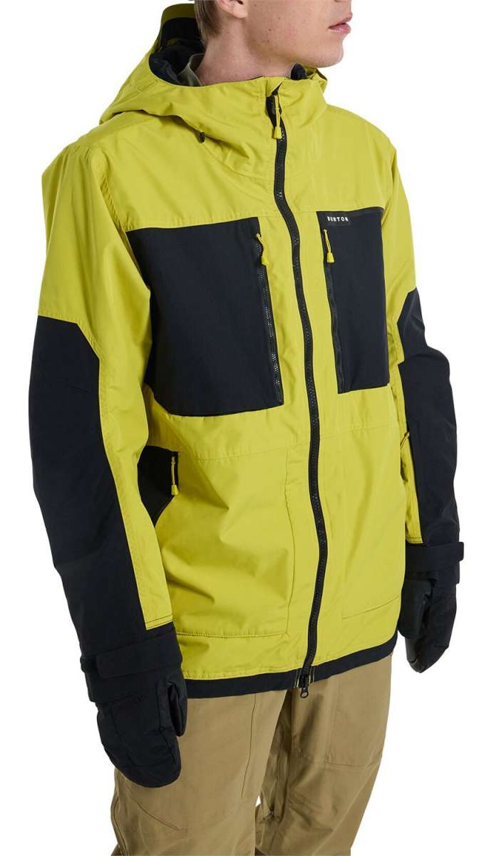 Burton Frostner 2L Waterproof Jacket for Men & Women 2024 - Lightweight Winter Snowboarding Coat for Skiing, Hiking & Outdoor Adventures