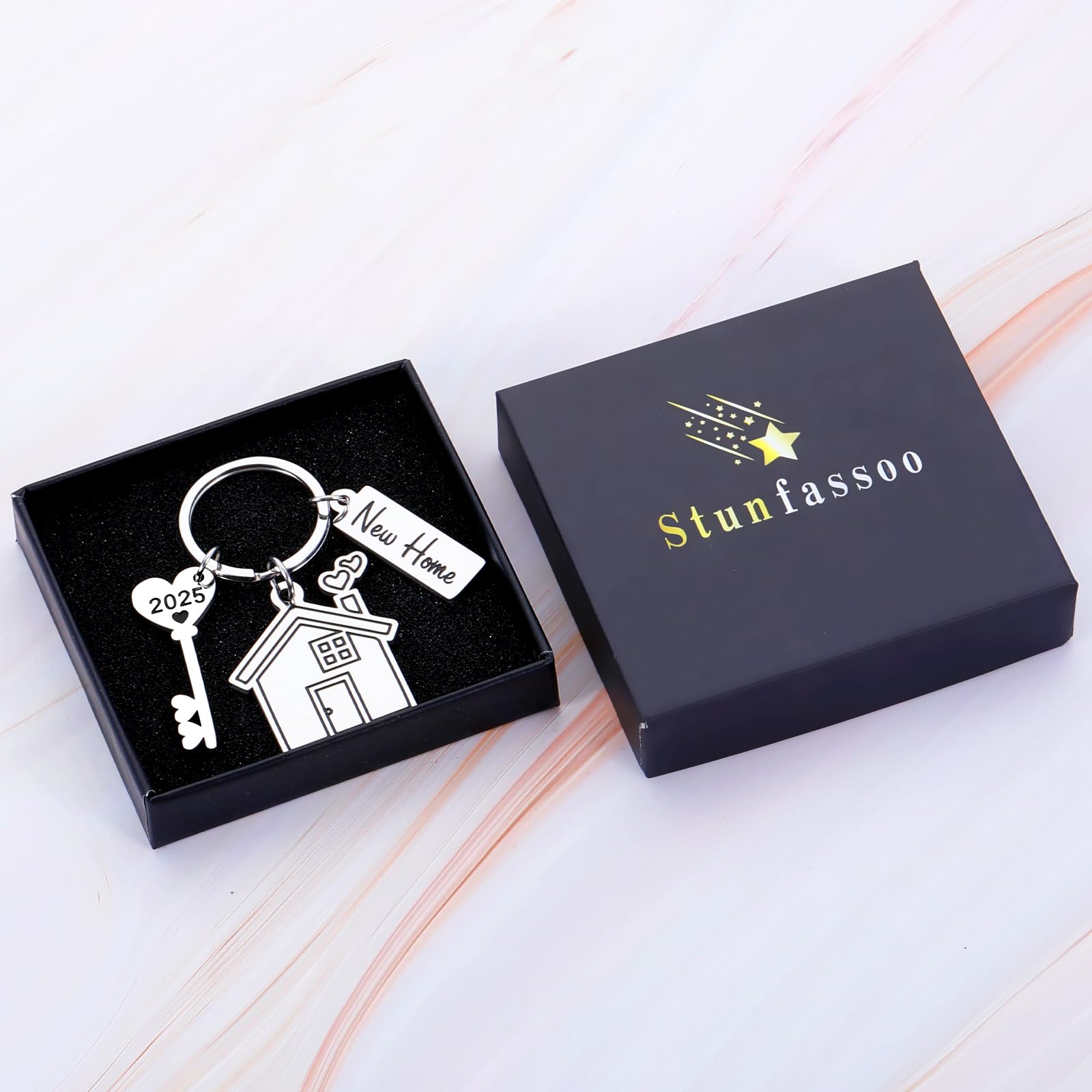 2025 Housewarming Keychain Gift Set - Unique New Home Gifts for Women, Men & Couples | Thoughtful Moving-In Presents for Homeowners | Perfect for Apartment Warming & House Essentials | Ideal for Housewarming Parties & New Home Decor