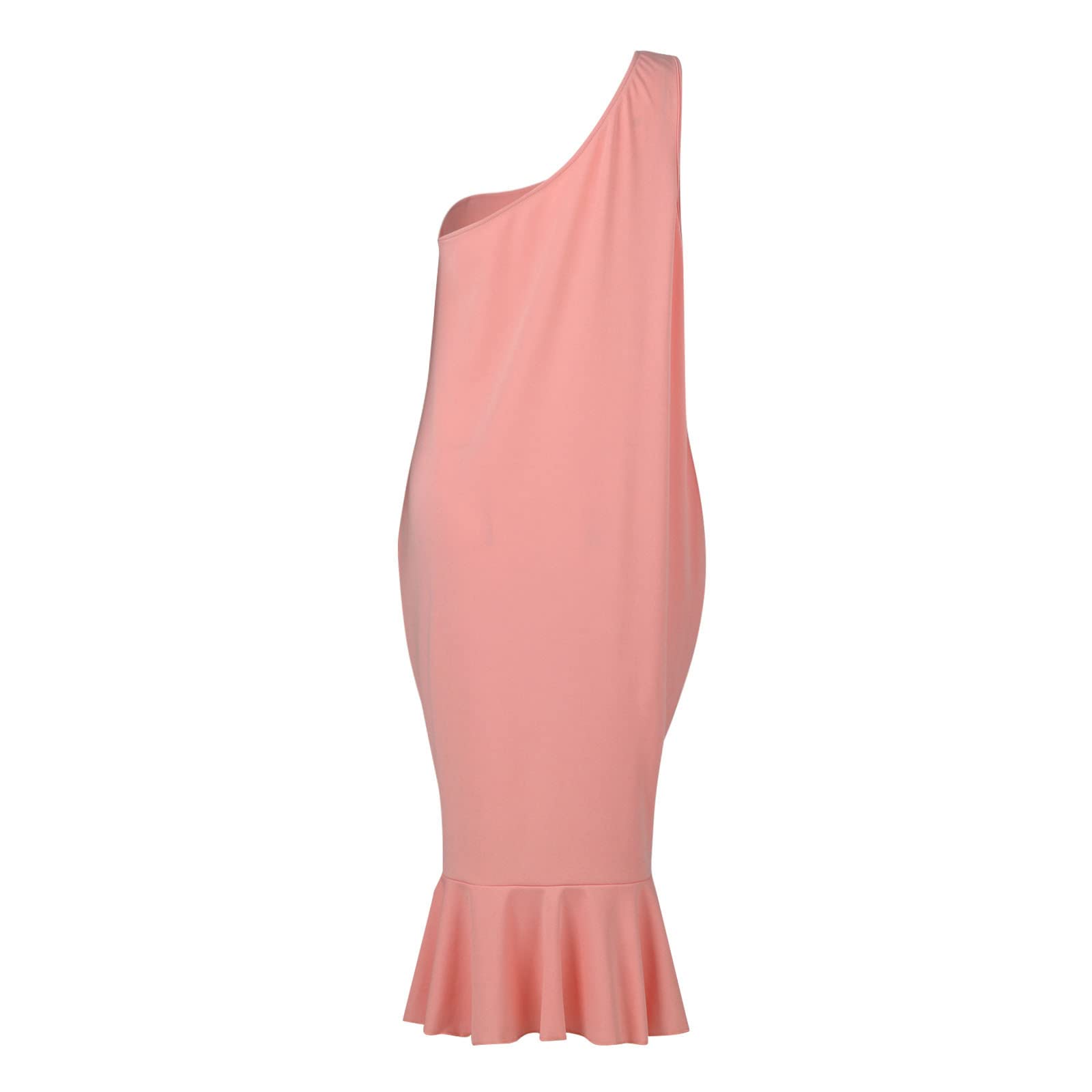 Elegant Off-the-Shoulder Wedding Dress & Sexy Cocktail Party Dress for Women - Business Casual to Club Outfits (Pink, Medium) | Perfect for Bridal Showers, Bachelorette Parties & Nightclub Events