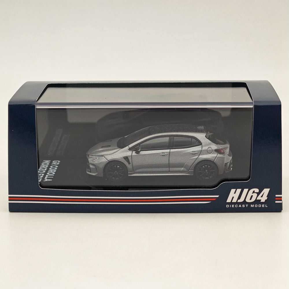 1:64 Scale Hobby Japan Toyota GR Corolla RZ Morizo Edition Diecast Model Car - HJ642067GM - Collectible Precious Metal Finish for Display & Racing Enthusiasts