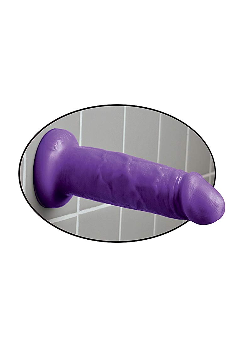 Pipedream Dillio 6 Inch Purple Chub Dildo - Realistic Silicone Adult Toy for Couples & Solo Play - Perfect for BDSM, Roleplay & Spicing Up Your Sex Life