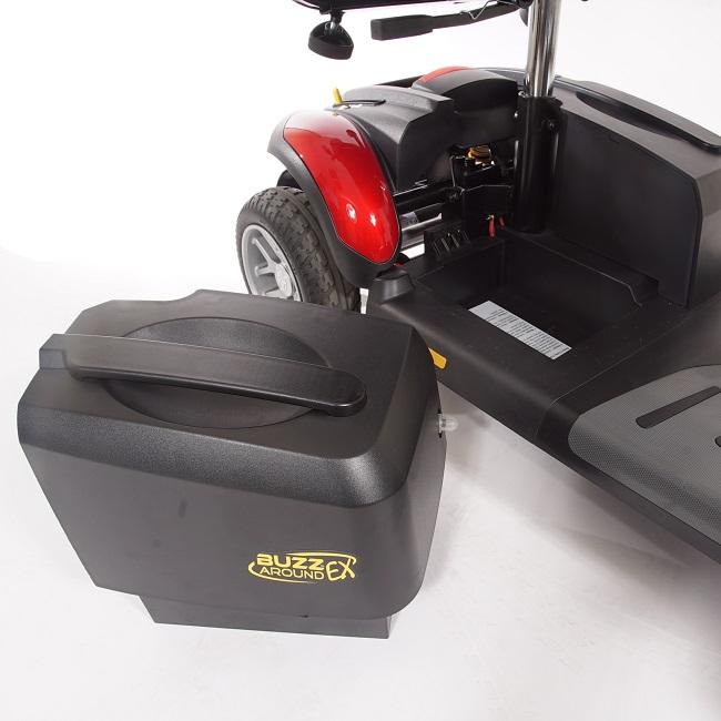 Golden Technologies BuzzAround EX Extreme 3 Wheel Mobility Scooter for Adults - Lightweight & Portable Electric Scooter for Indoor/Outdoor Use, Shopping, Travel & Daily Commuting