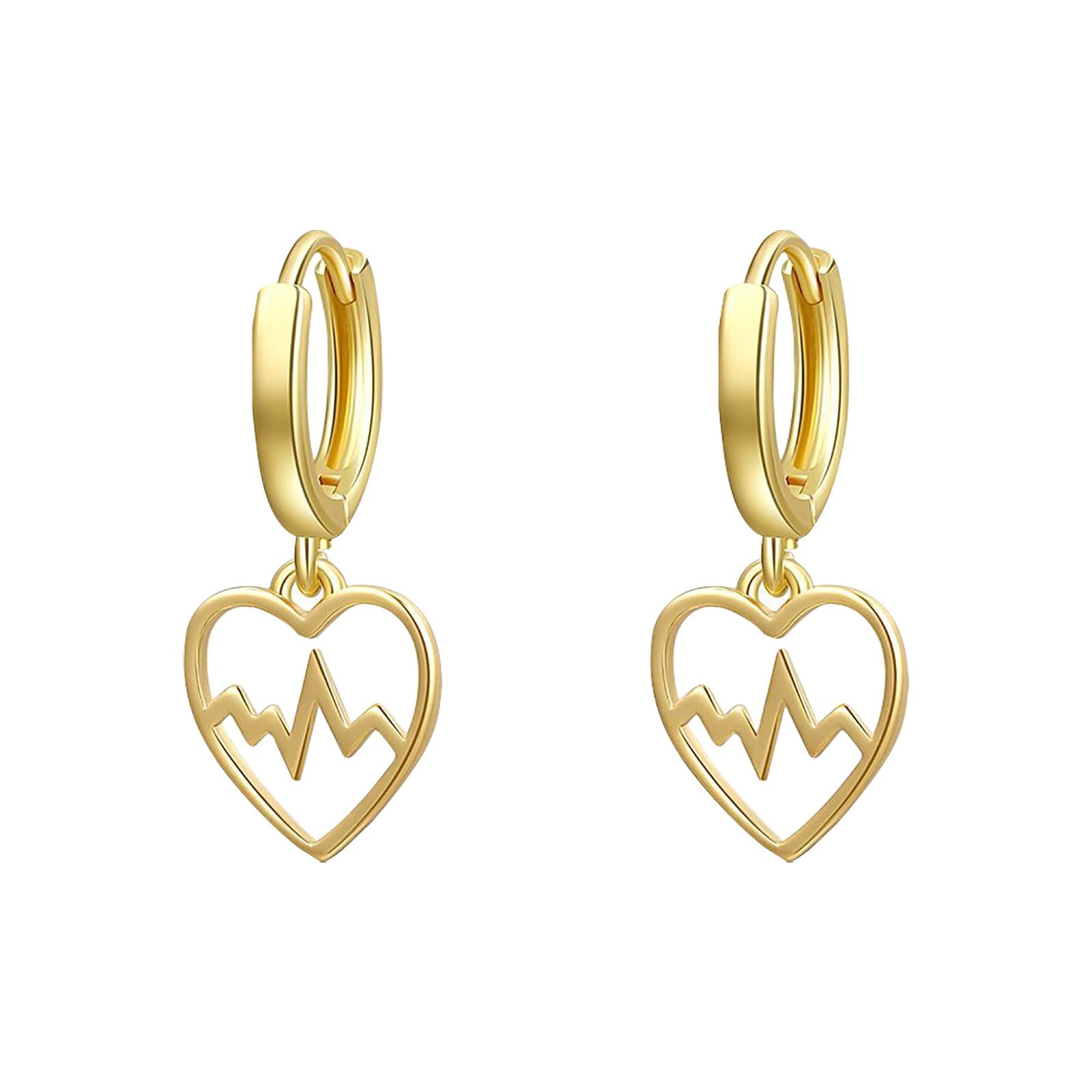 Trendy Gold Minimalist Stud Earrings for Teen Girls - Party & Daily Wear