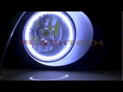 Brightest White LED Halo Ring Fog Light Kit with RF Wireless Remote for Dodge Charger 2011-2014 - Xenon HID Style DRL Lights, Waterproof & Durable for Off-Roading, Night Driving & Car Customization
