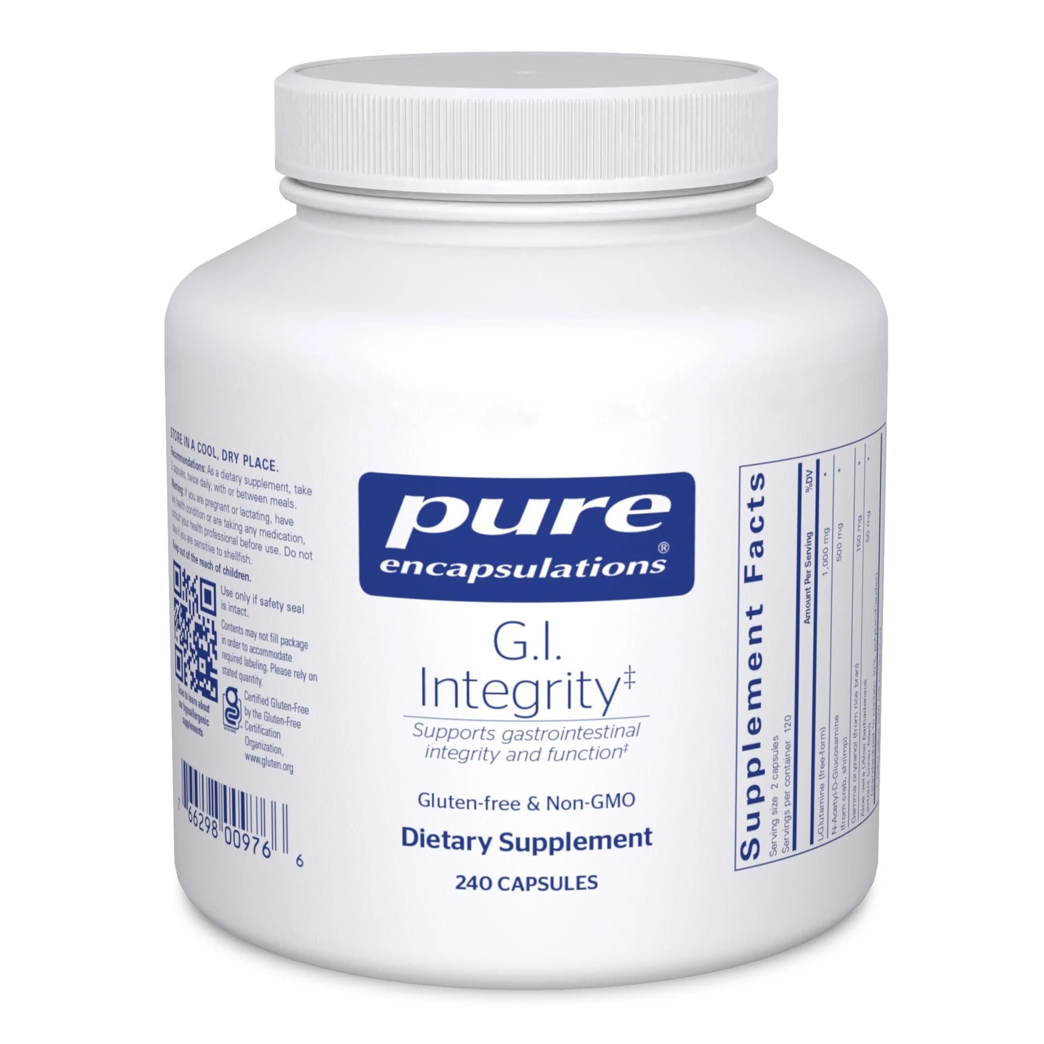 Gi Integrity 120 Caps - Premium Digestive Enzyme Supplement for Gut Health & Immune Support - Supports Digestion, Bloating Relief & Nutrient Absorption - Ideal for Travel, Meals & Digestive Comfort
