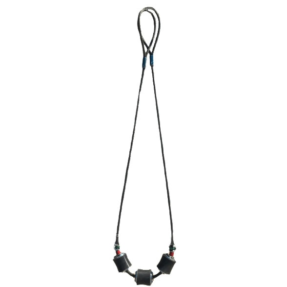 B&B Pipe Tools 2001 - 3 Pipe Sling for 2-8 Inch Diameter Pipes with 3 Rollers - Heavy Duty Pipe Handling Equipment for Construction and Plumbing Projects