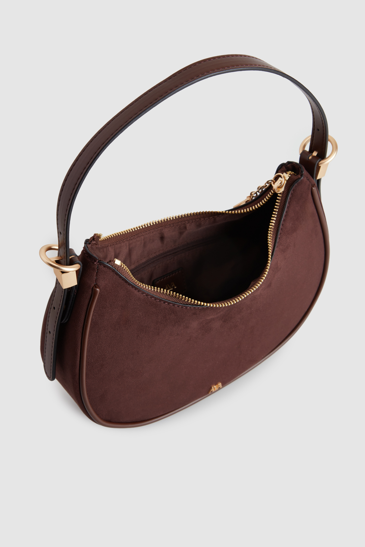 Vegan Suede Shoulder Bag for Women - IRIS Ethical Leather Crossbody Purse - Stylish & Sustainable Handbag for Work, Travel & Everyday Use