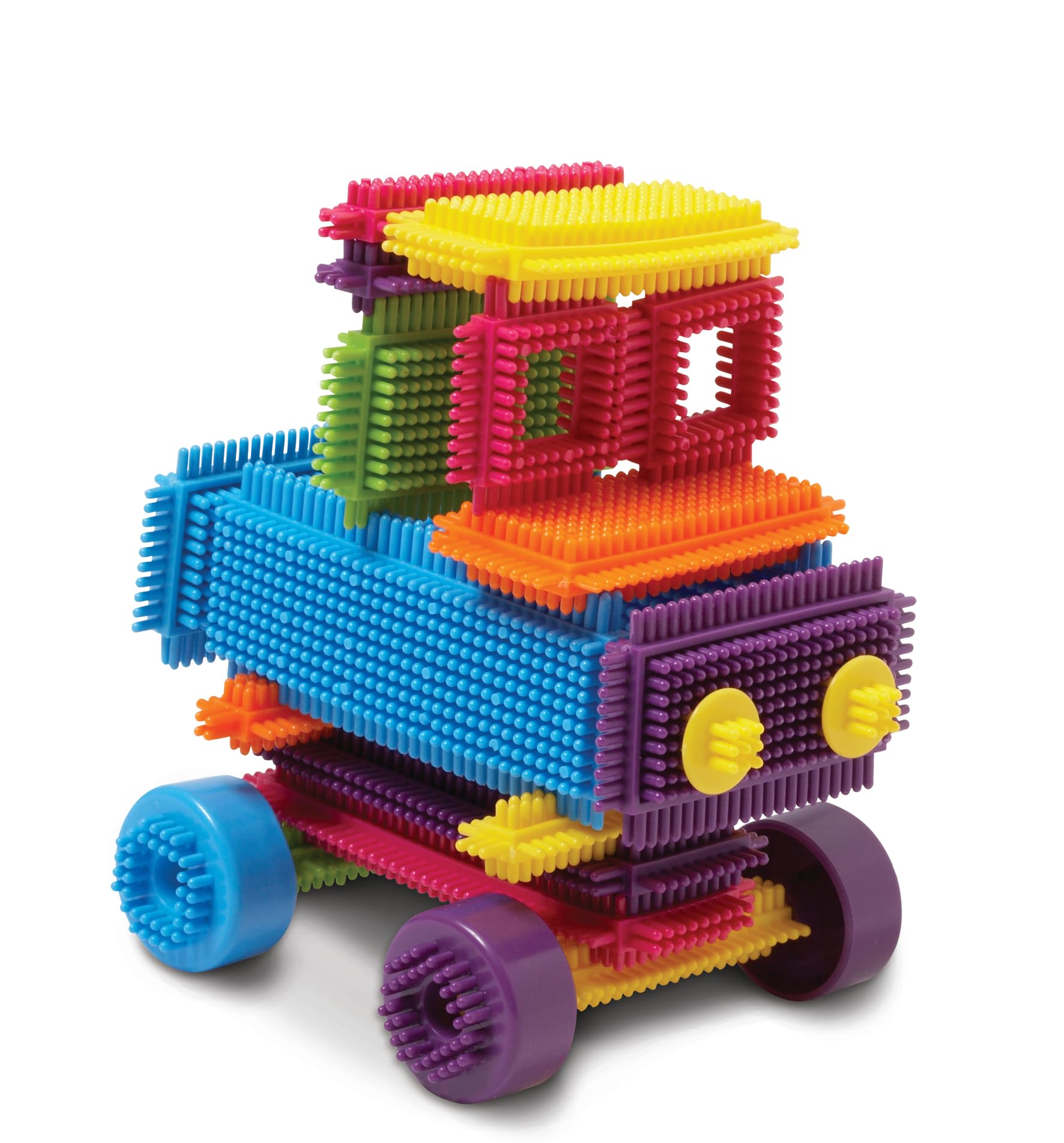 Edushape MagicBrix 72-Piece Building Blocks Set - STEM Educational Toys for Kids Ages 3+, Creative Construction Playset for Indoor & Outdoor Activities