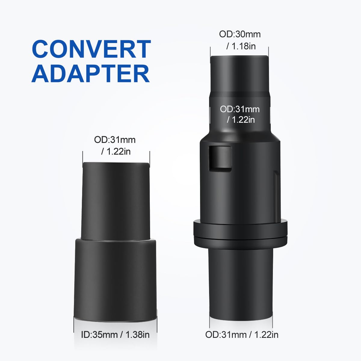 LANMU Vacuum Attachments Compatible with Shark Navigator NV360 NV352 NV356E, Rotator NV501 & Rocket HV301 HV322 - 1 1/4