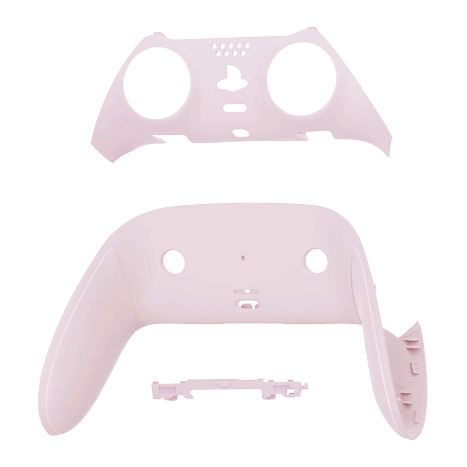 eXtremeRate Cherry Blossom Pink PS5 Edge Controller Shell - DIY Replacement Front & Back Cover with Decorative Trim | Custom Gaming Plates for PS5 Edge Controller | Perfect for Gaming Enthusiasts & Customization Lovers