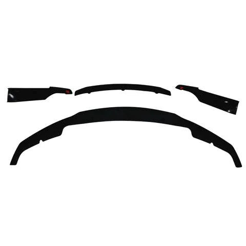 Gloss Black Front Bumper Lip Splitter for 2012-2018 BMW F30 F35 M Sport - 3D Style Carbon Fiber Look - Enhances Aerodynamics & Sporty Appearance - Perfect for Car Enthusiasts & Street Racing