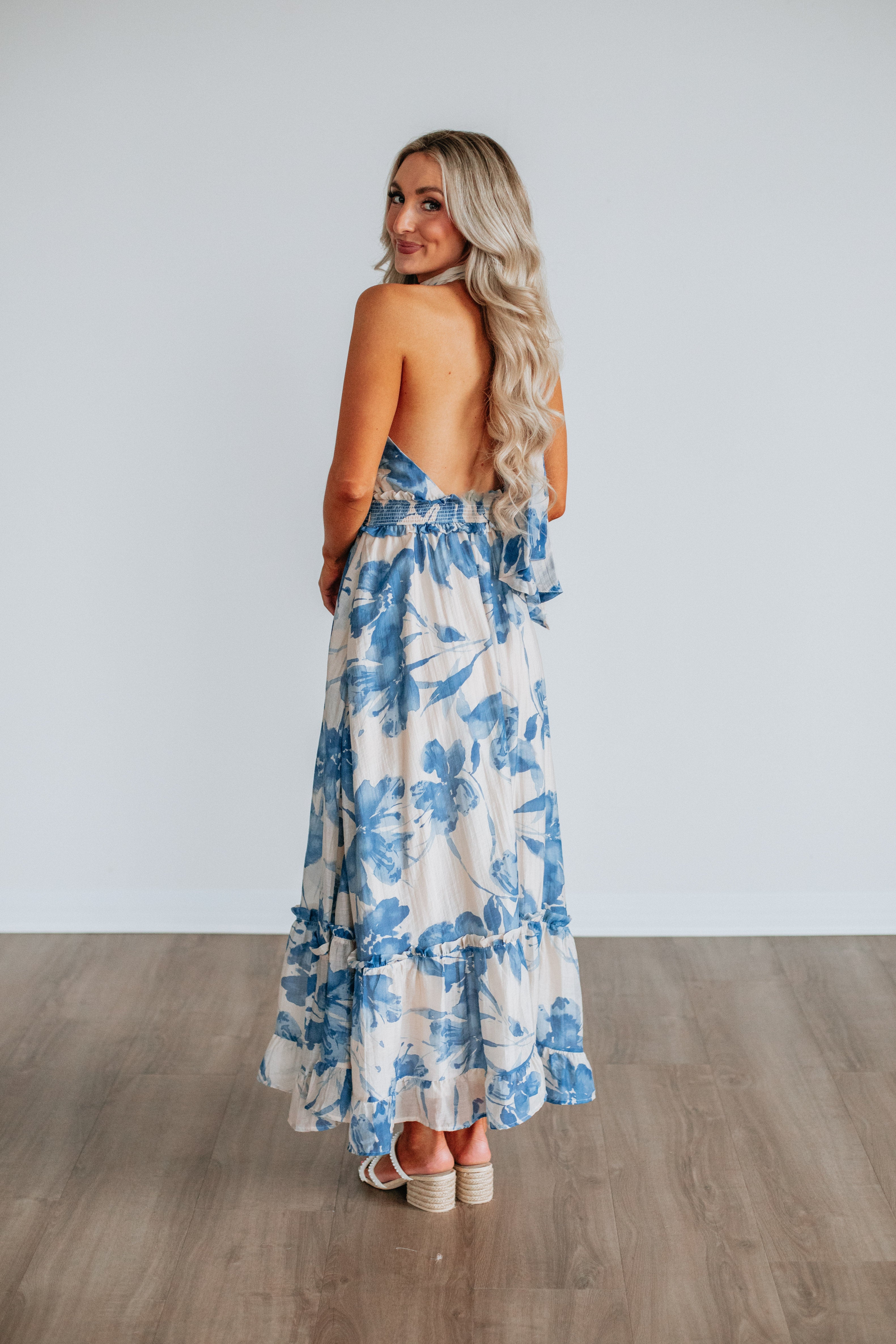 Janae Maxi Dress for Women - Flowy Long Summer Dress with Pockets, Boho Chic Style - Perfect for Beach, Vacation, and Casual Outings