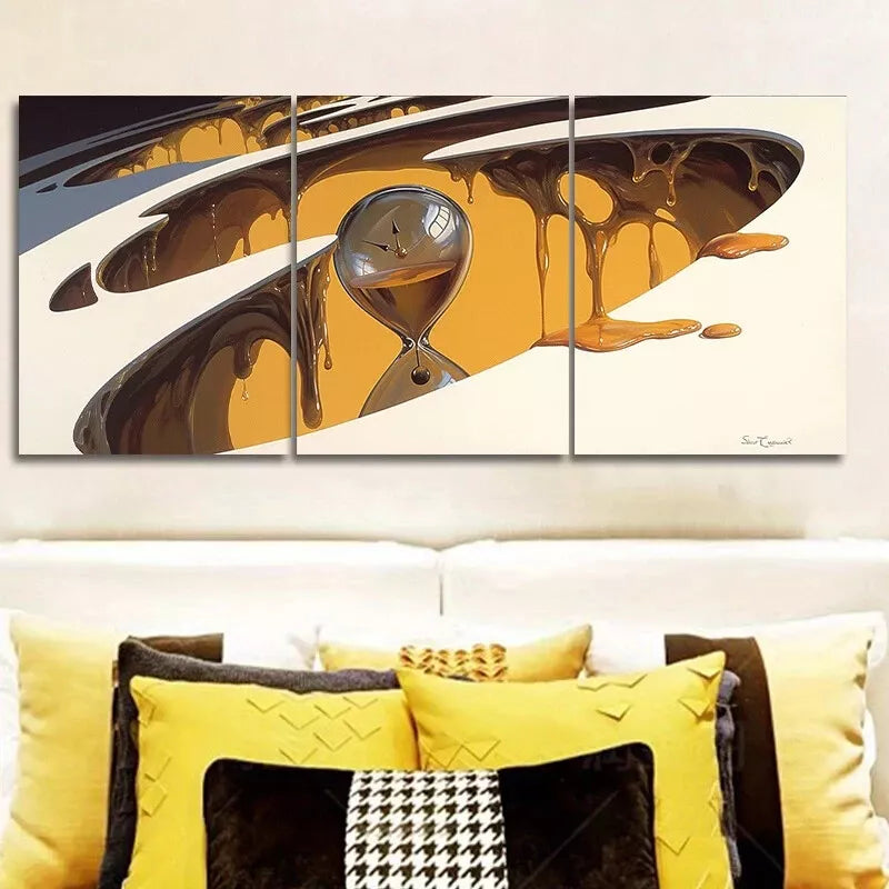 3-Piece Modern Contemporary Portrait Wall Art Set - Framed Canvas 50x70cm (20x28in) - High Quality Print - 100% Australian Made - Ready to Hang - Perfect for Living Room, Bedroom & Office Decor