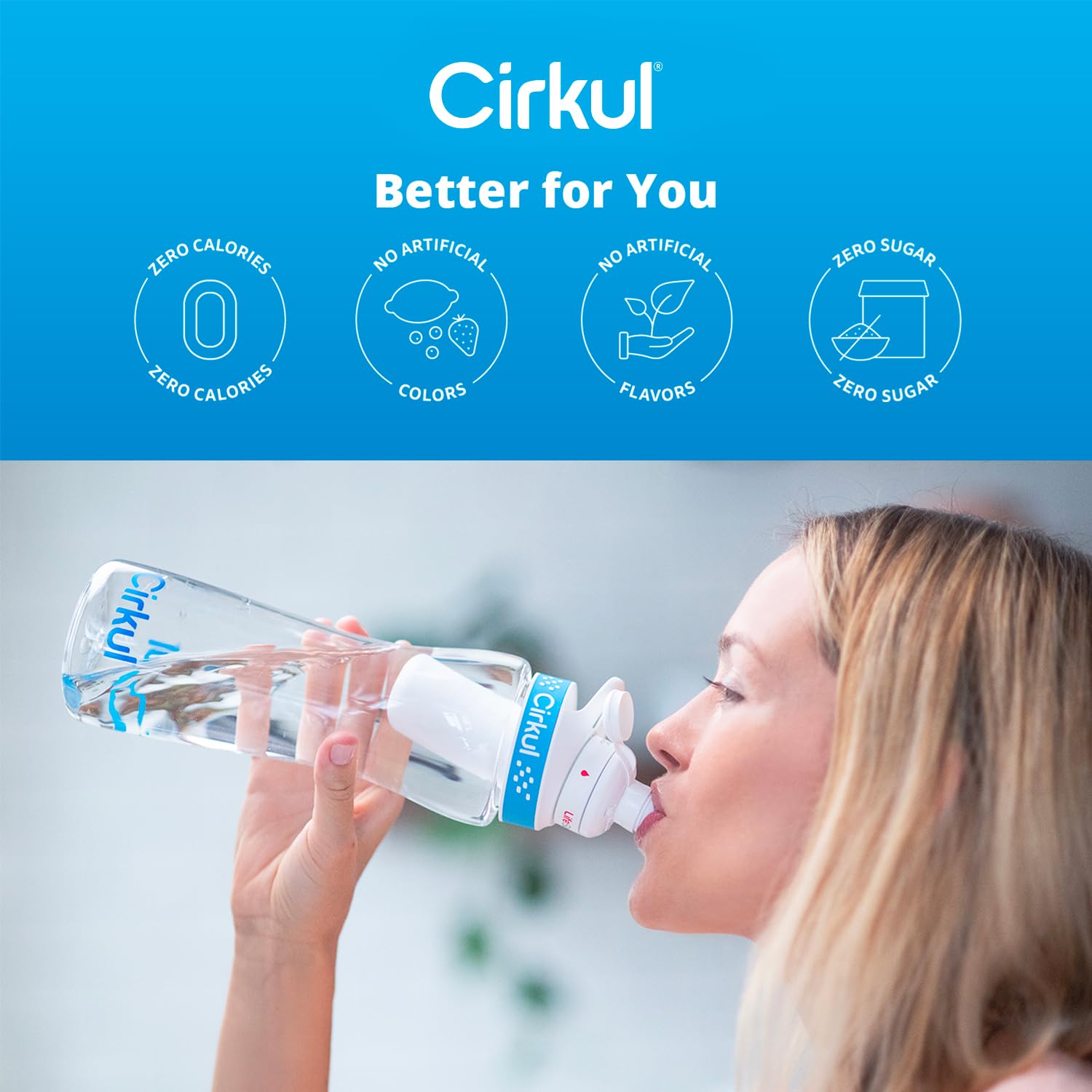 Cirkul Frosted Iced Coffee Flavor Cartridge Variety Pack - 6 Pods (2 Caramel, 2 Mocha, 2 Vanilla) | Refill for Water Bottle System | Perfect for Home, Office & On-The-Go Hydration