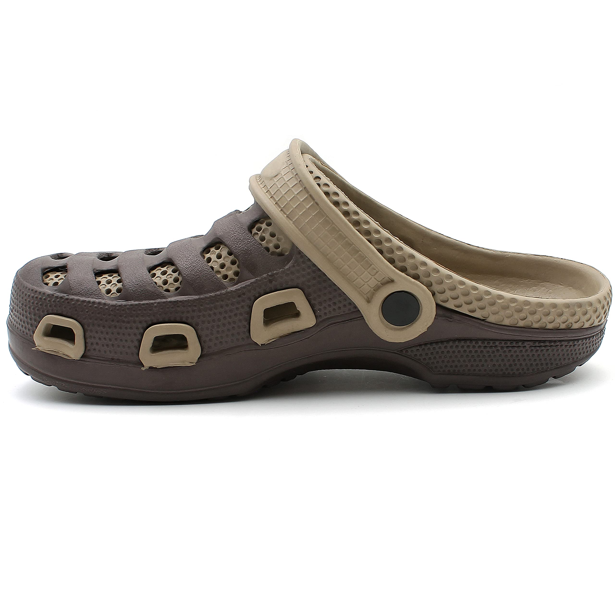 Men's Garden Clogs Shoes - Breathable Two-Tone Summer Sandals & Slippers for Beach, Backyard, Poolside Relaxation - Perfect for Outdoor, Casual Wear & Water Activities