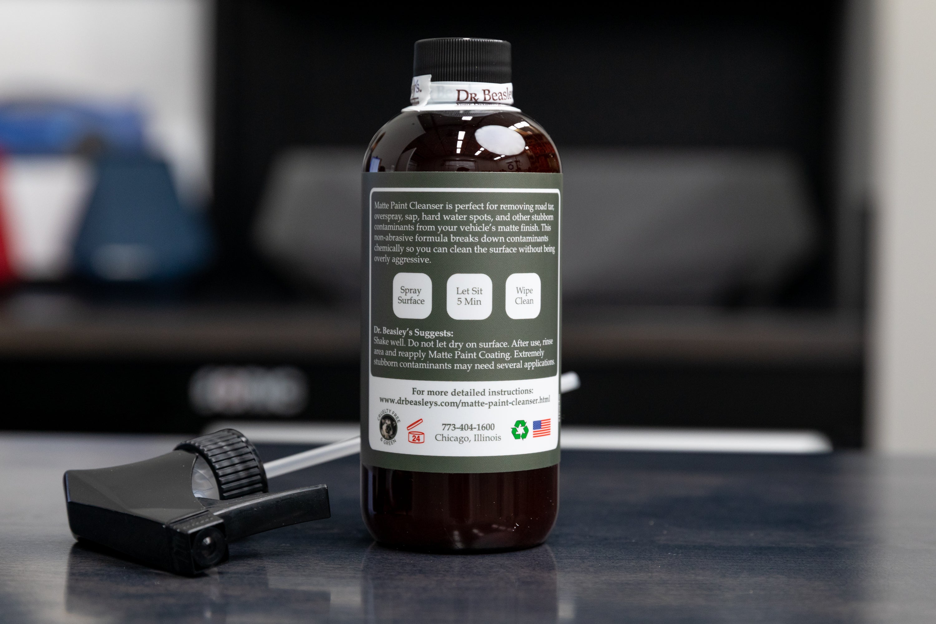 Dr. Beasley's Matte Paint Cleanser - Premium Car Detailing Solution for Matte & Satin Finishes | Perfect for Luxury & Sports Cars, Motorcycles & Matte Wraps