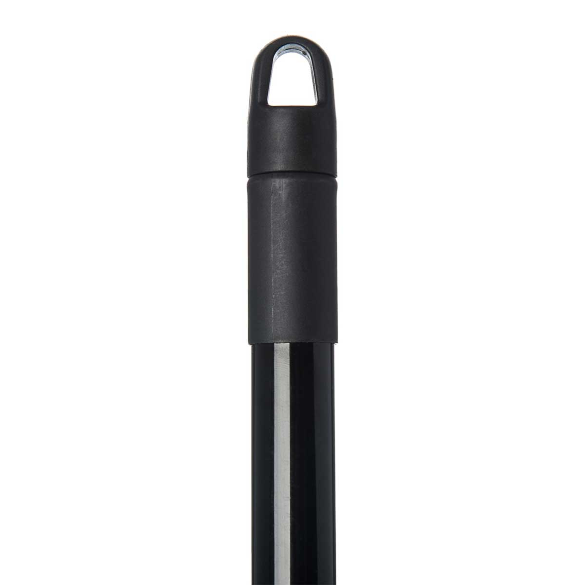 Carlisle 36141003 Black Duo Pan Plastic Lobby Pan with Metal Handle, 30