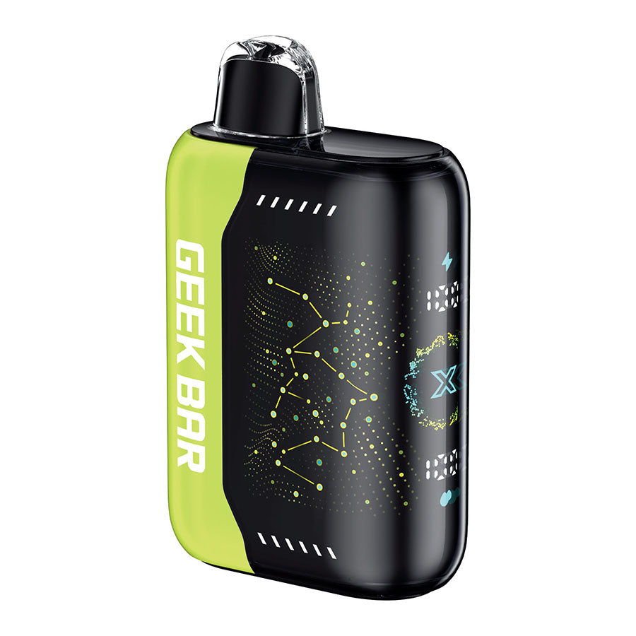 Geek Bar Pulse X Disposable Vape Device 5000 Puffs - Peach Lemon Ice Flavor | Portable & Rechargeable Vape Pen for All-Day Use | Perfect for Travel, Parties & Relaxation