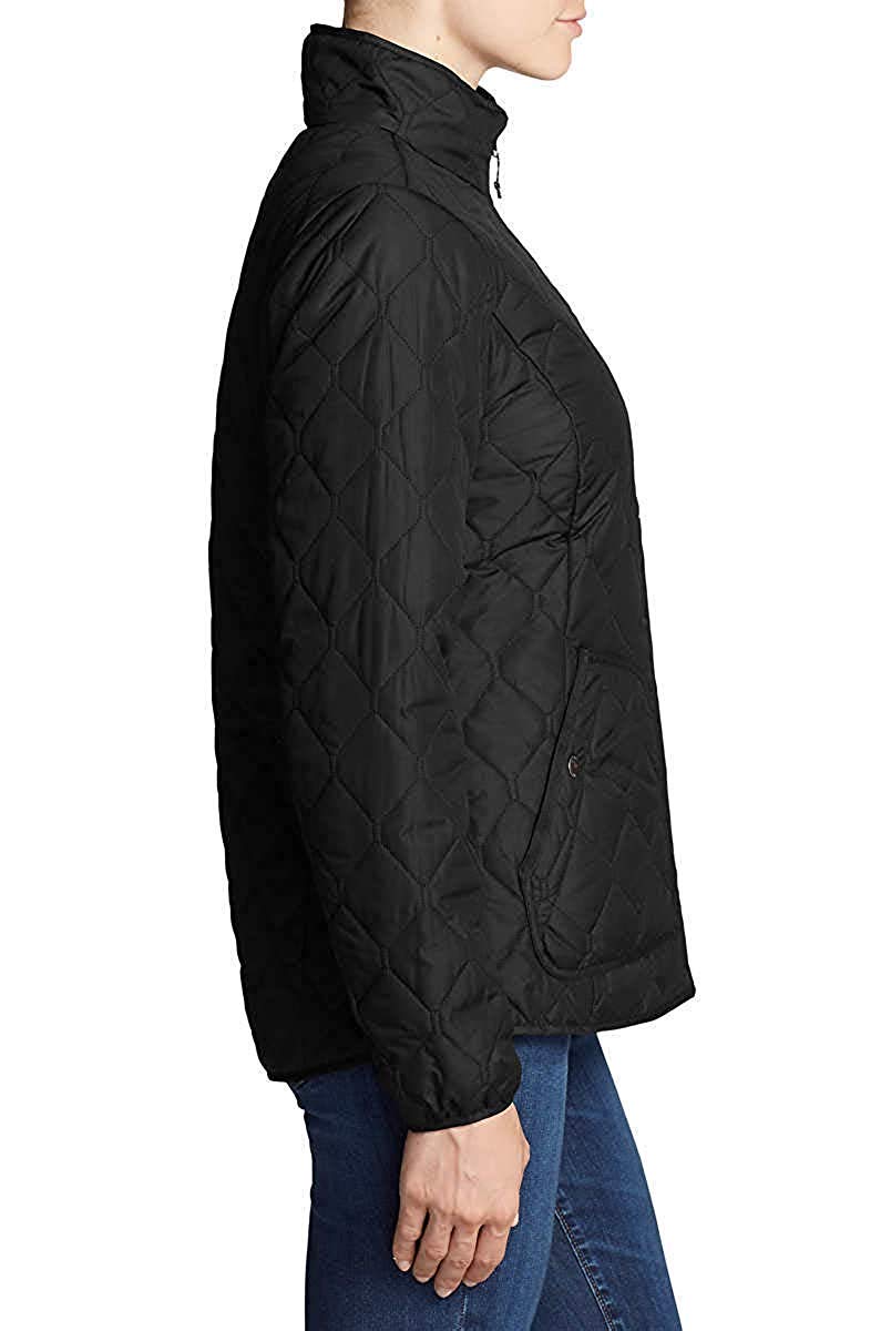 Eddie Bauer Women's Year Round Quilted Field Jacket - Medium - Water-Resistant Outdoor Jacket for Hiking, Camping & Everyday Wear