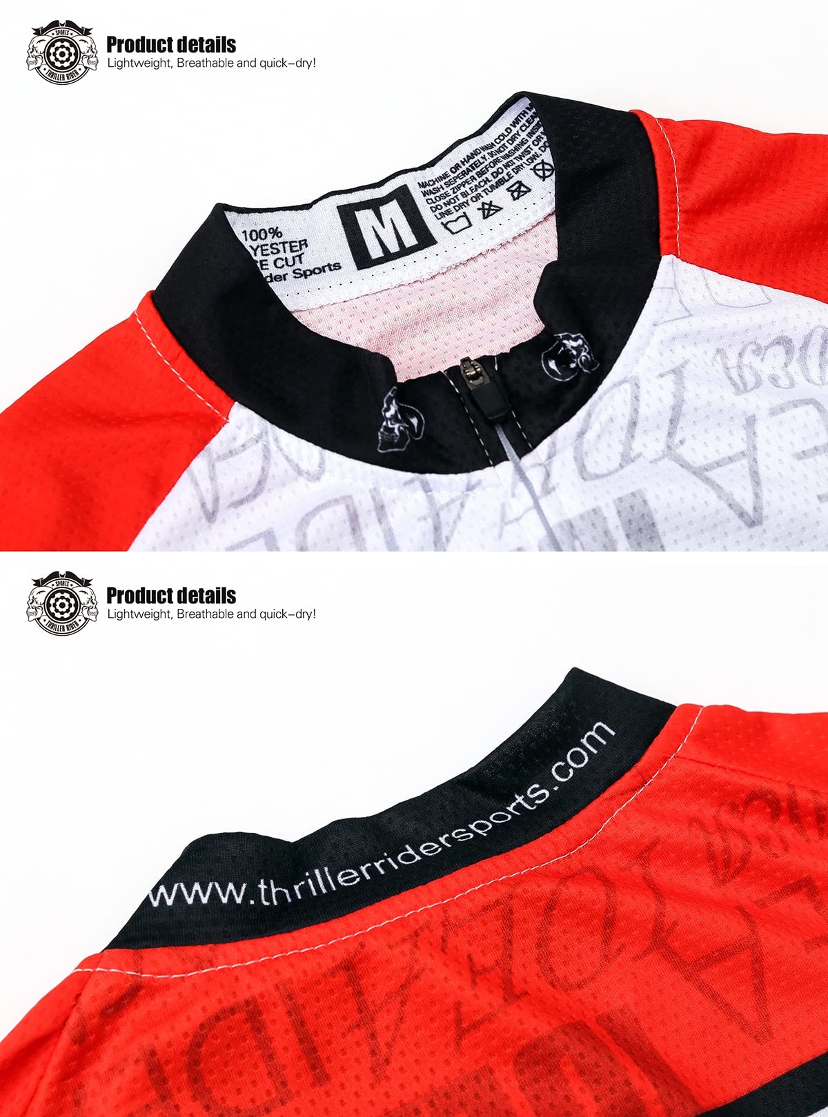 Men's Mountain Bike Short Sleeve Cycling Jersey - Breathable & Quick-Dry for Thrill Rider Sports - Perfect for Outdoor Cycling, Road Biking & Mountain Adventures