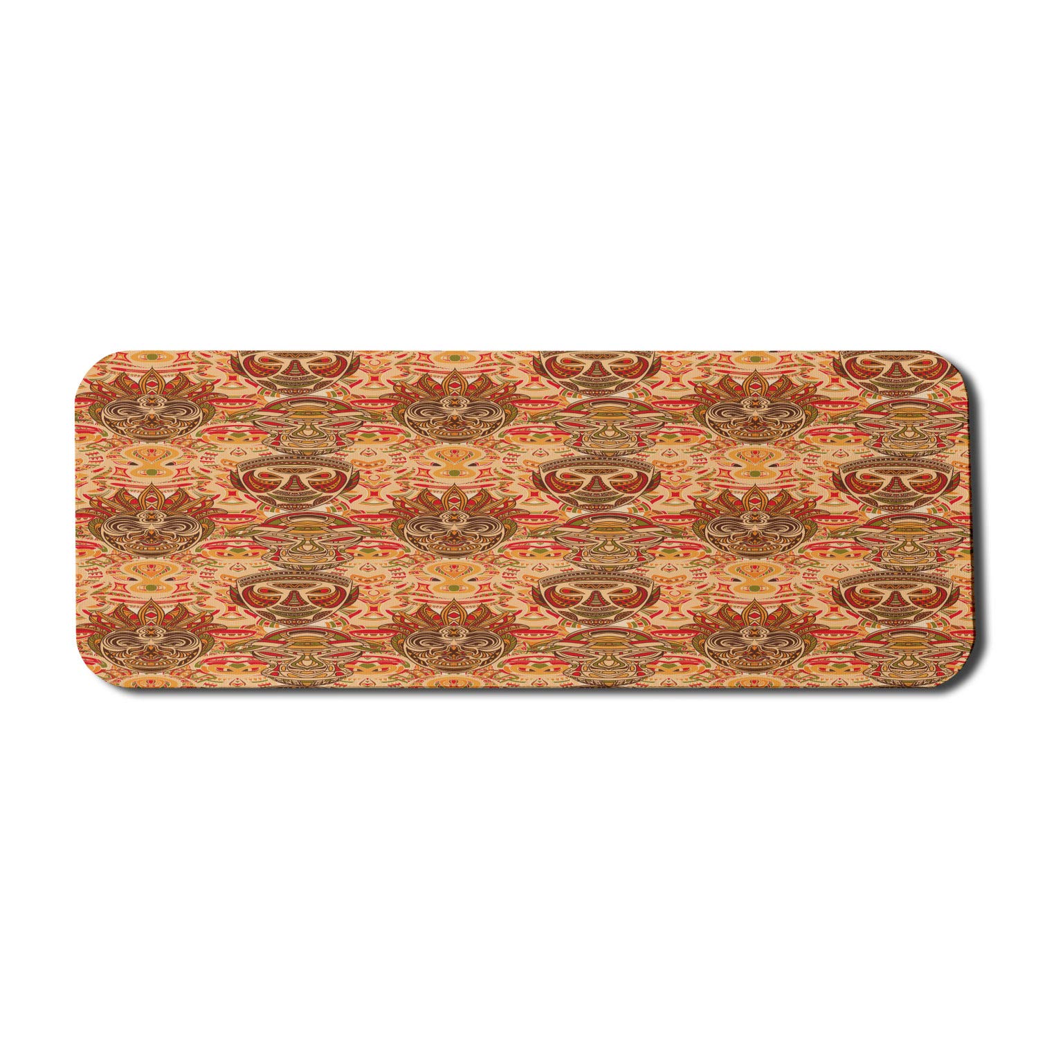 Ambesonne African Pattern Computer Mouse Pad - Non-Slip Rubber Gaming Mousepad 31