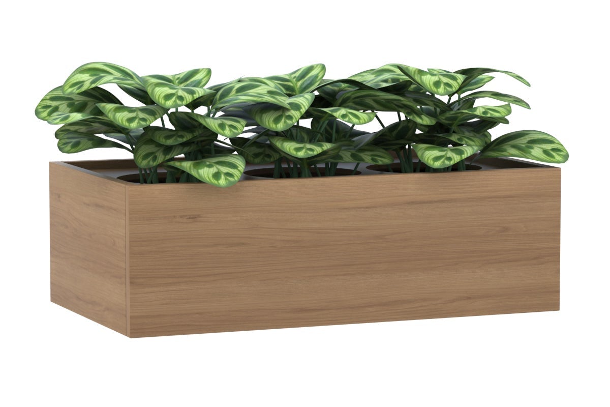 Durable Melamine Planter Box for Indoor & Outdoor Plants - Perfect for Home Decor, Garden, and Patio Use