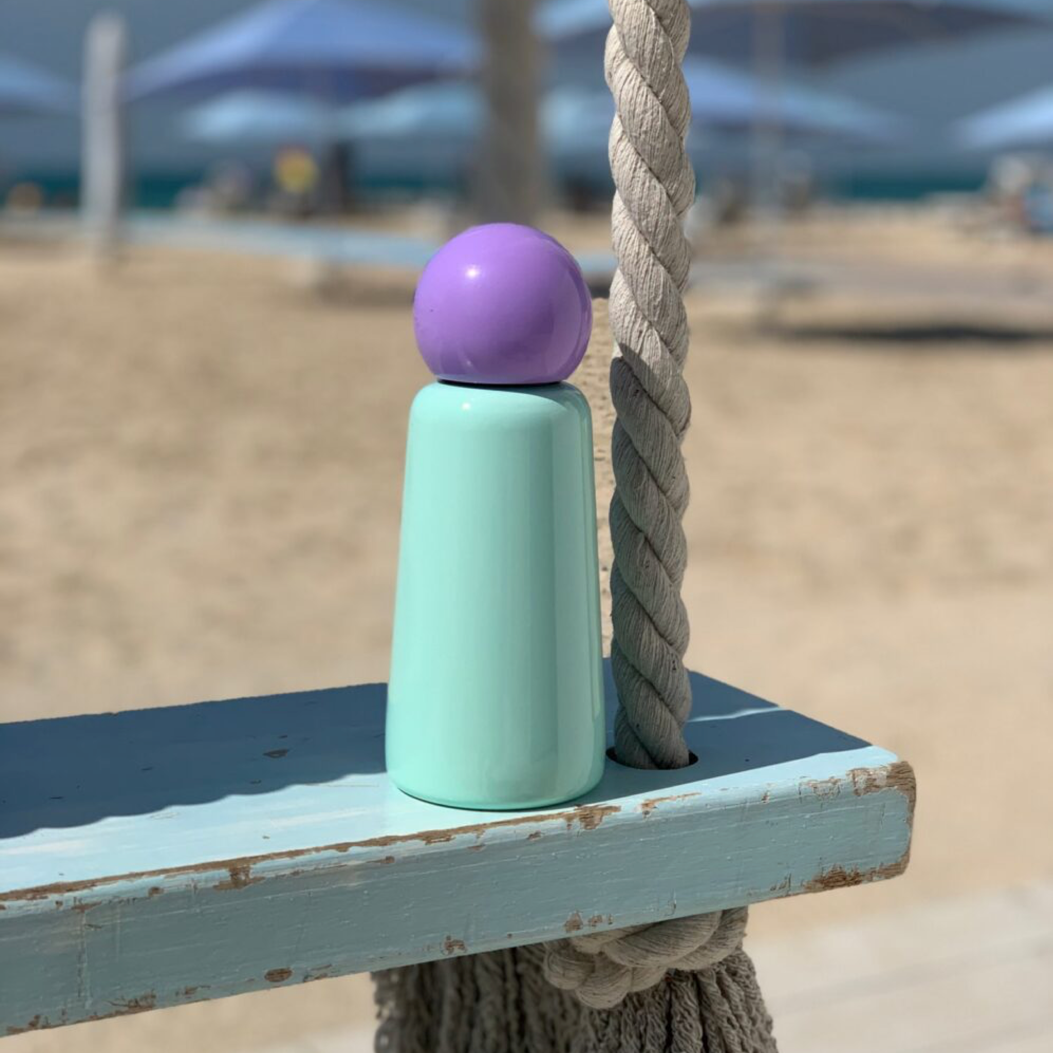 Skittle Bottle | Mint Lilac Water Bottle - Perfect for Gym, Hiking & Everyday Hydration
