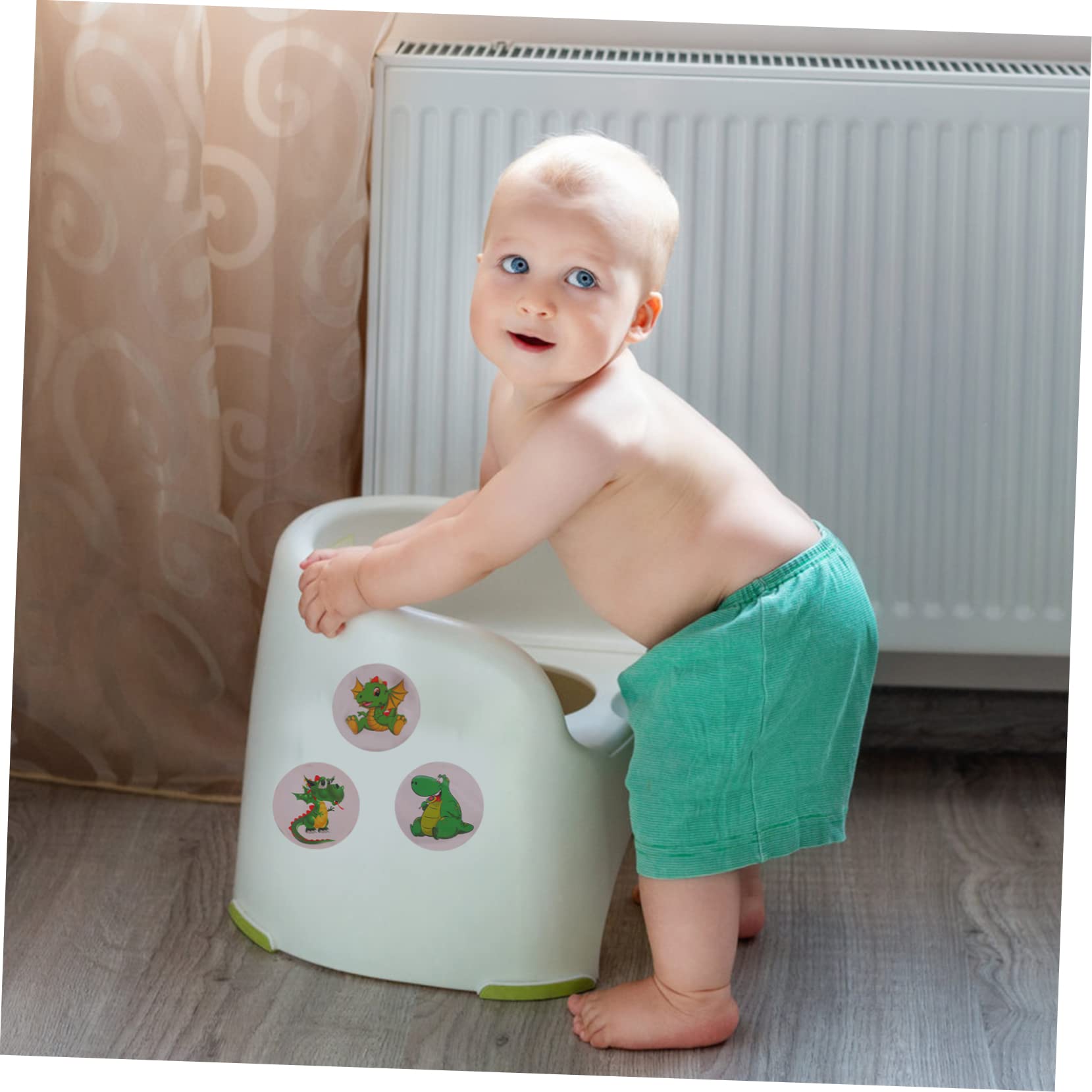 Vaguelly 20 Pcs Potty Training Stickers for Boys - Fun PVC Animal Reward Stickers | Motivational Bathroom Stickers for Toddler Toilet Training