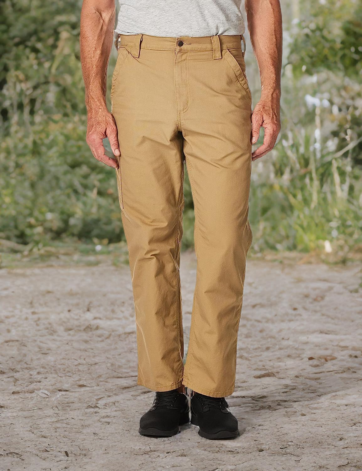 Carhartt Men's Loose Fit Canvas Utility Work Pants - Durable & Comfortable for Construction, Landscaping & Outdoor Jobs