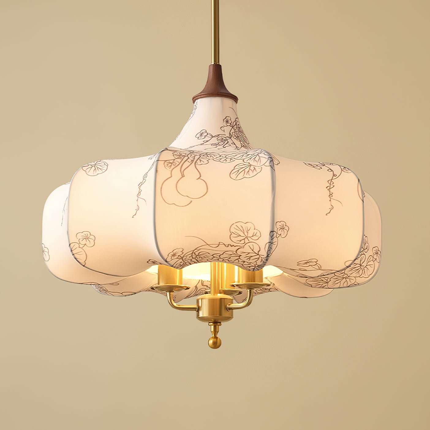 Elegant Aurora Bloom Pendant Light - Modern Crystal Glass Ceiling Lamp for Dining Room, Kitchen Island & Bedroom Decor - Dimmable LED Hanging Light Fixture