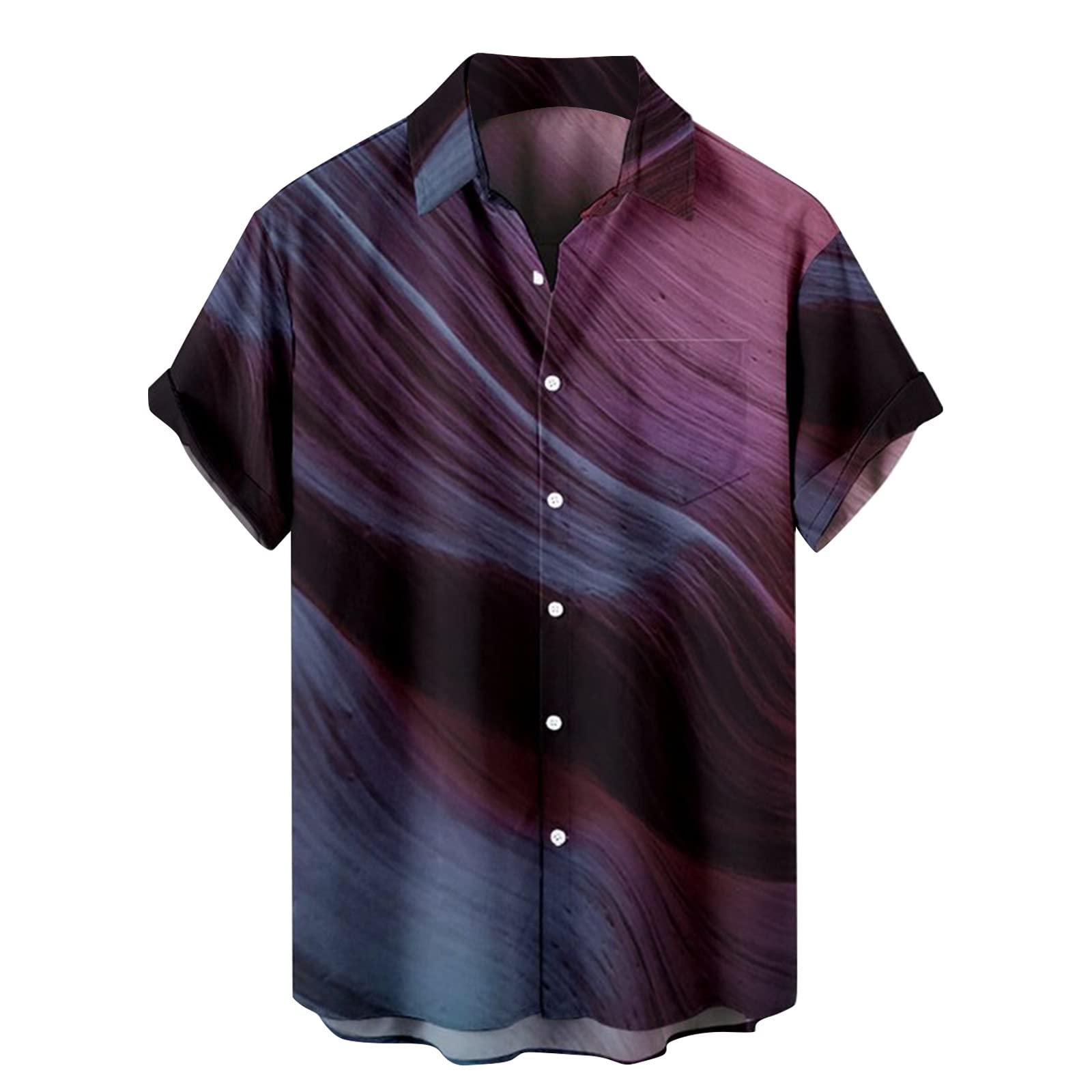 Men's Hawaiian Shirts - Short Sleeve Button Down Beach Shirts for Summer Vacation, Luau Party & Tropical Getaway | Cowboy & Designer Casual T-Shirts