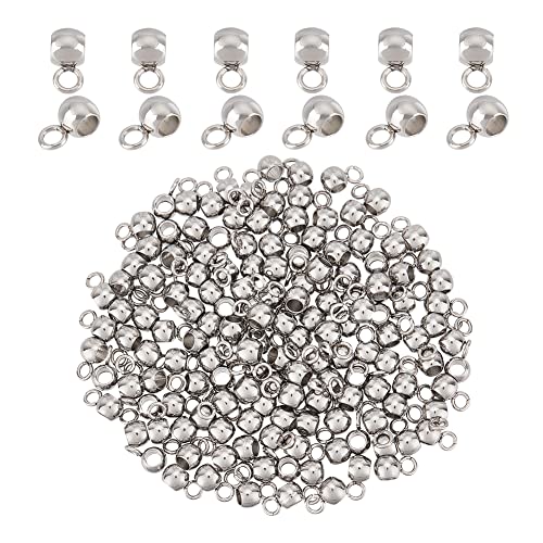 150Pcs--Stainless Steel Colors--3.5mm with rings