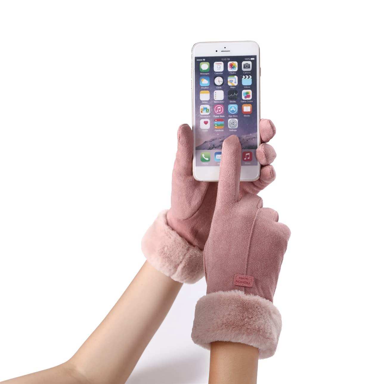 Women's Winter Gloves - Touchscreen Ski Snow Gloves for Cold Weather, Running, Cycling & Driving - Warm Texting Gloves for Ladies & Girls - Perfect for Outdoor Sports, Commuting & Daily Use