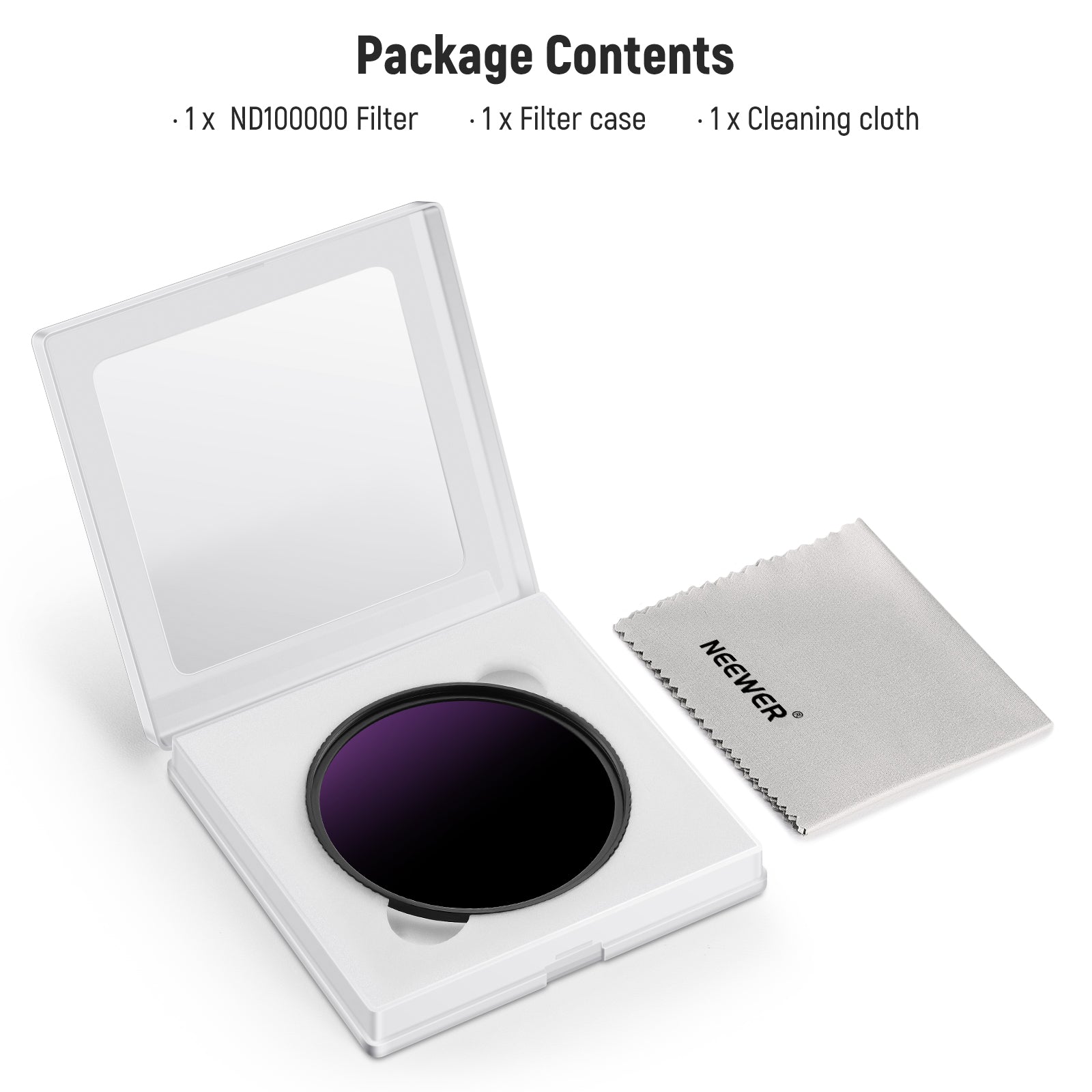 NEEWER ND100000 (16.5 Stop) Solar Filter for DSLR Cameras - Safe Eclipse Photography & Sun Viewing - Perfect for Solar Eclipses, Astronomy, and Astrophotography