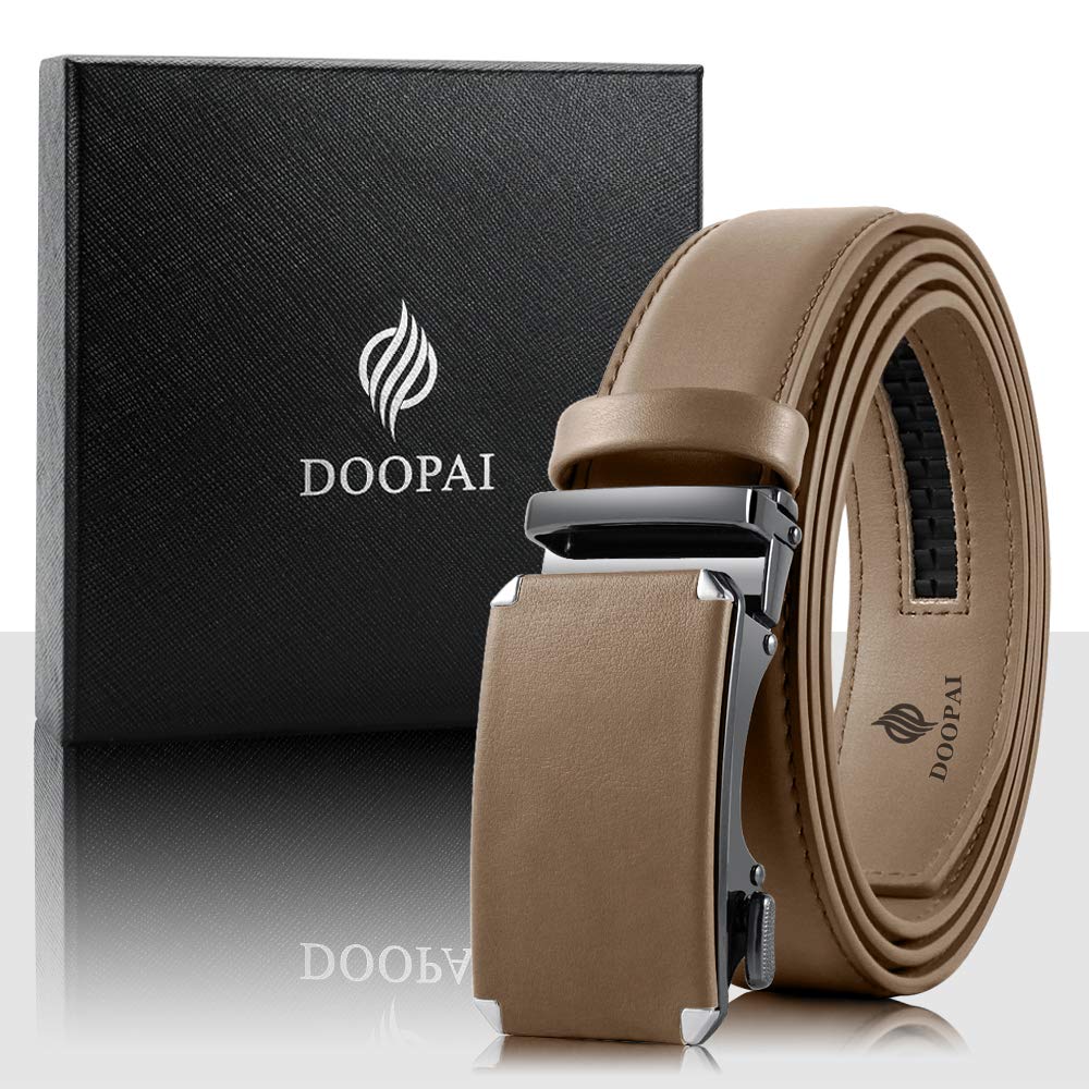 DOOPAI Men's Ratchet Dress Belt - 1 3/8