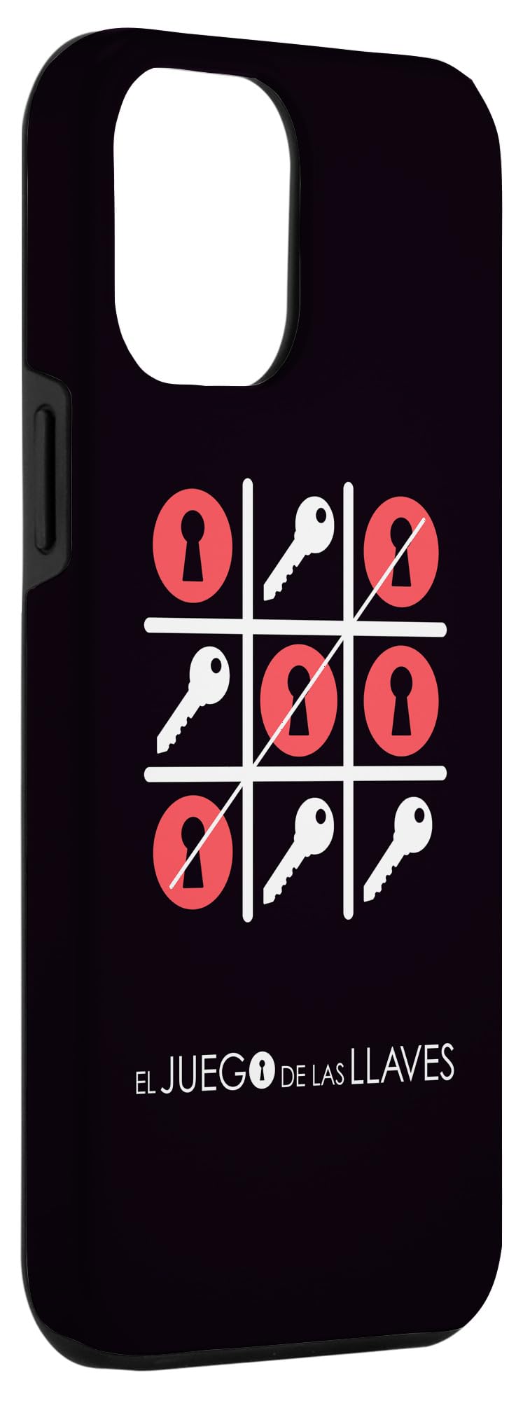 iPhone 12 Pro Max Tic Tac Toe Game Phone Case - Protective Cover for Apple iPhone 12 Pro Max with Fun Interactive Design - Perfect for Travel, School, and Office Use