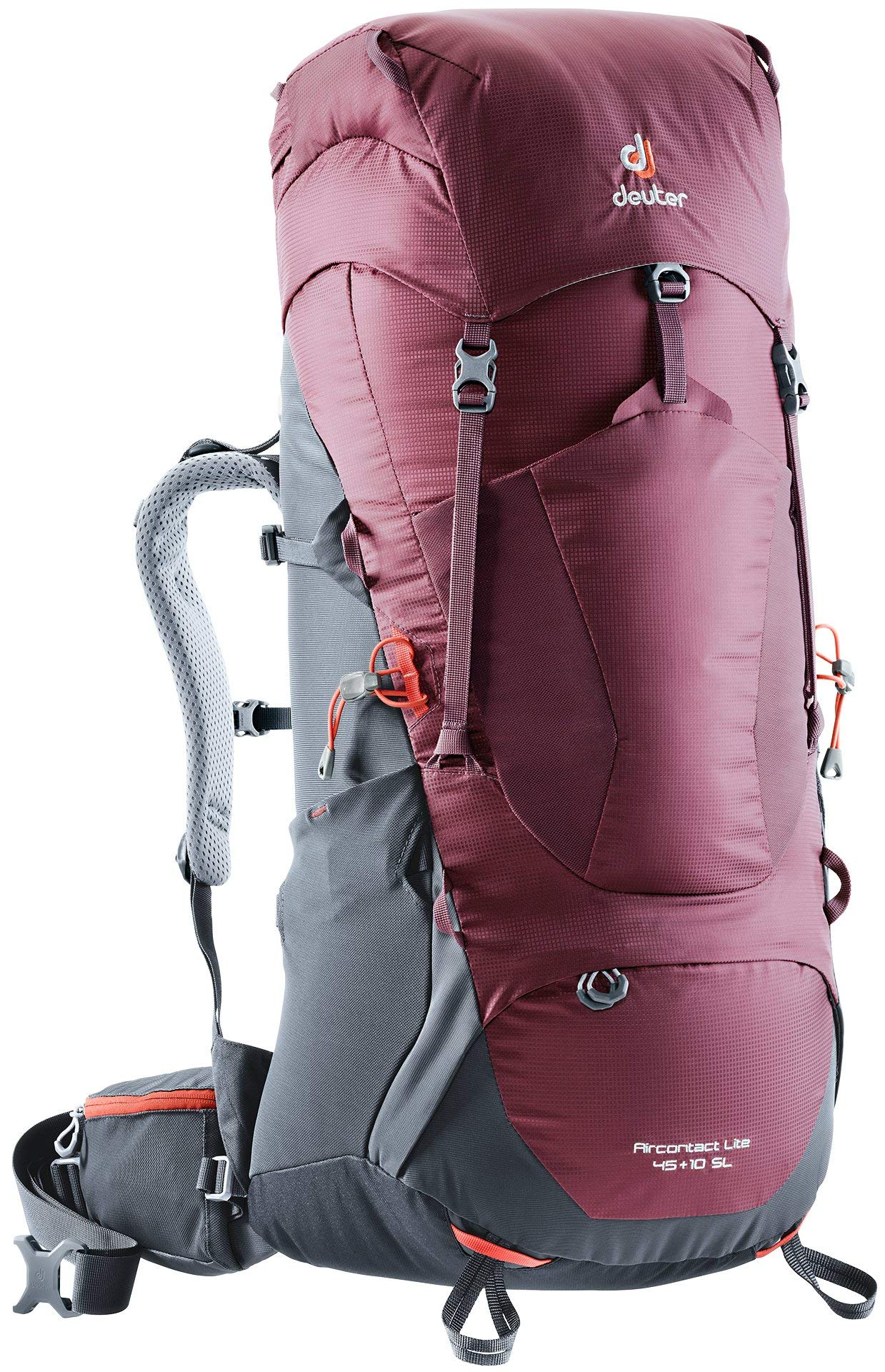 Deuter Women's Aircontact Lite 45+10 SL Trekking Backpack - Lightweight Hiking Pack for Women with Adjustable Suspension System | Perfect for Multi-Day Hikes, Camping & Outdoor Adventures