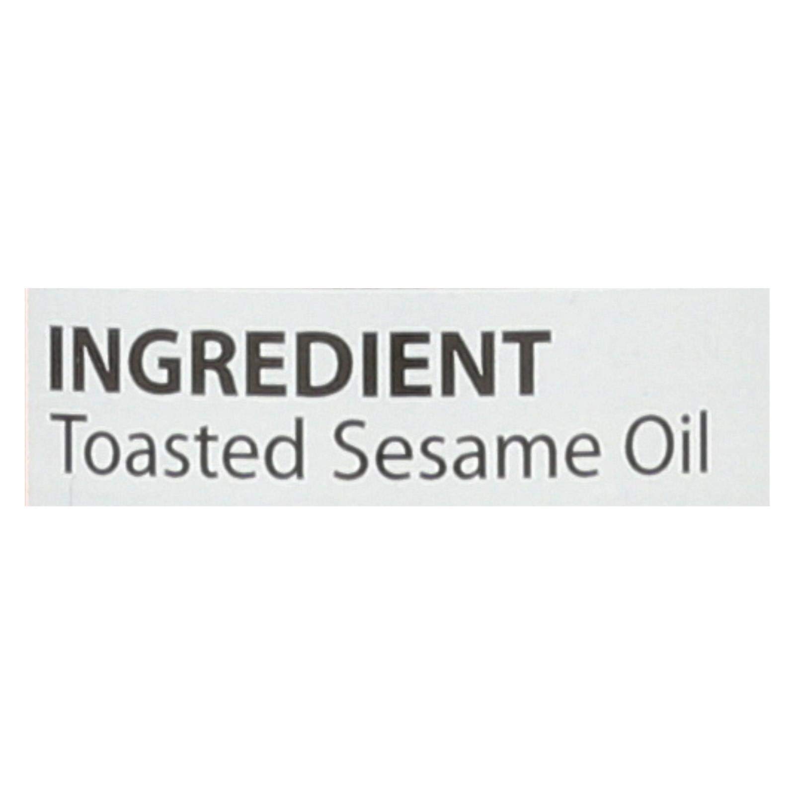 Eden Foods Toasted Sesame Oil - 5 Ounce (Pack of 12) | Premium Cooking Oil for Asian Cuisine, Stir-Fry, Marinades & Salad Dressings